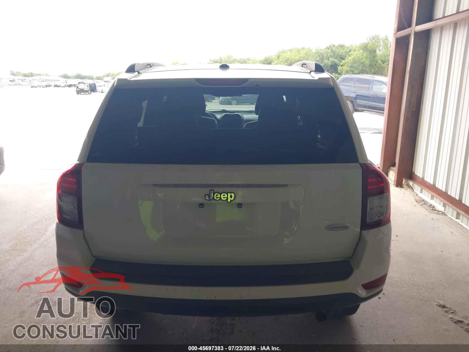 JEEP COMPASS 2016 - 1C4NJCEA2GD590792