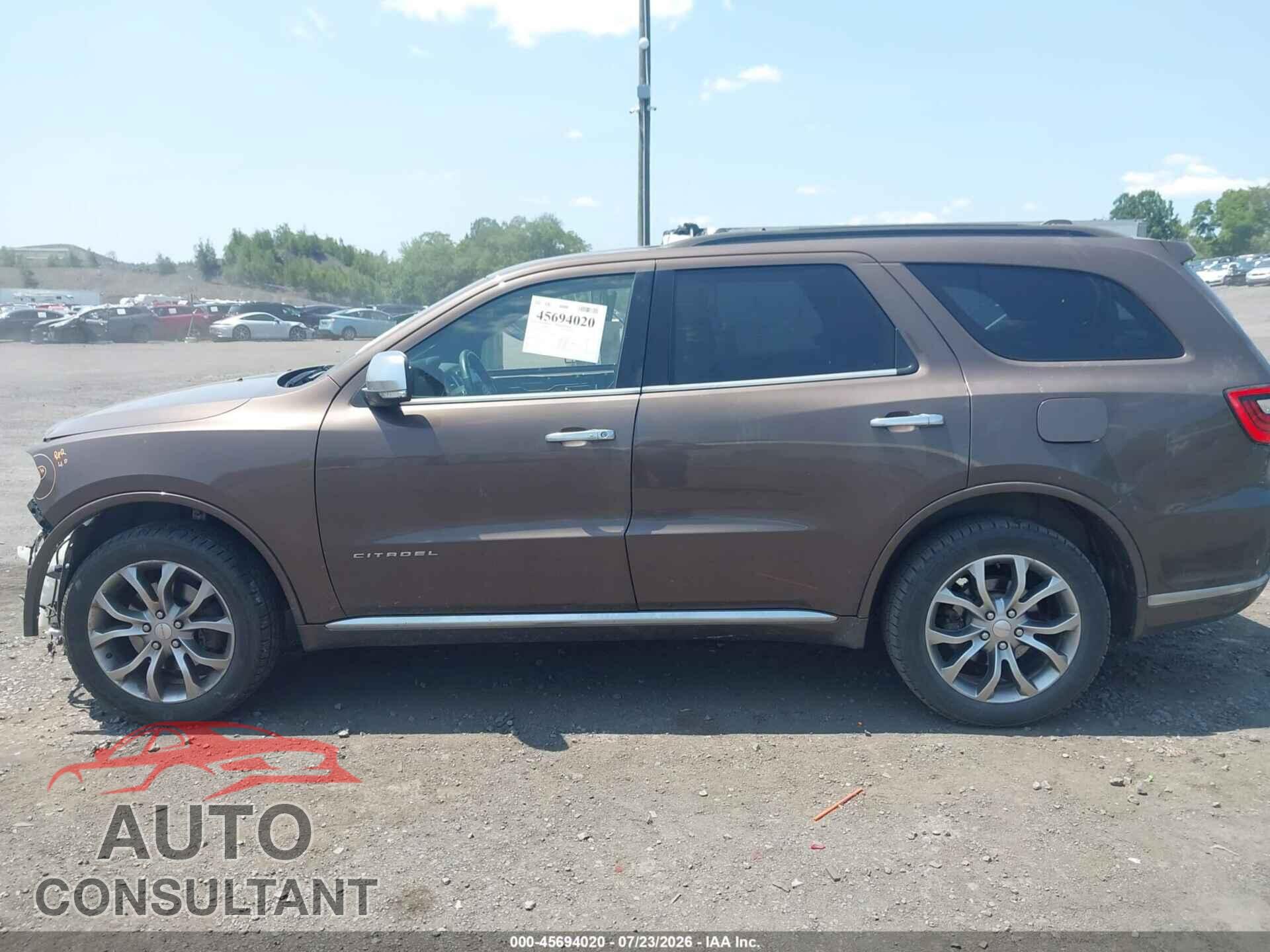 DODGE DURANGO 2018 - 1C4RDJEG3JC363884