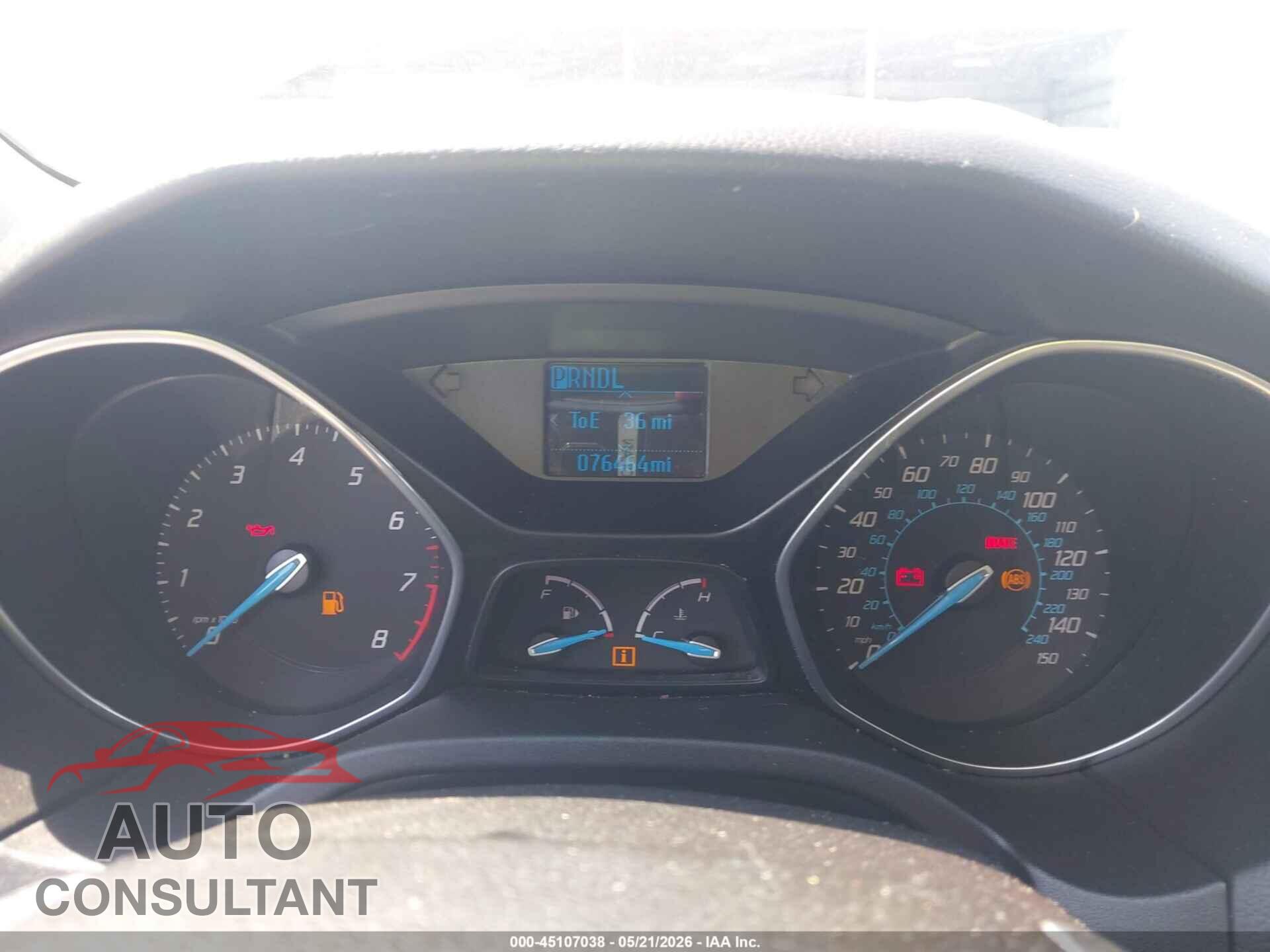 FORD FOCUS 2012 - 1FAHP3F23CL285679
