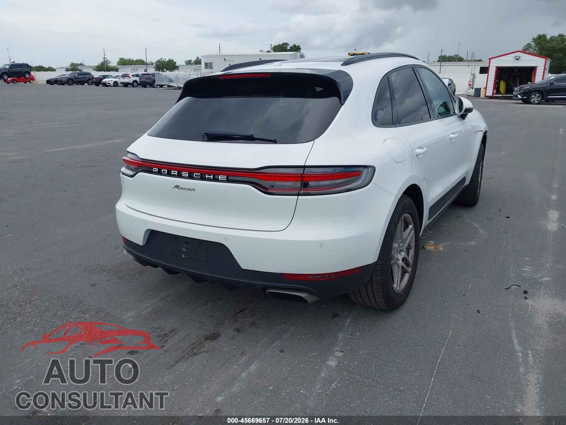 PORSCHE MACAN 2021 - WP1AA2A55MLB08690