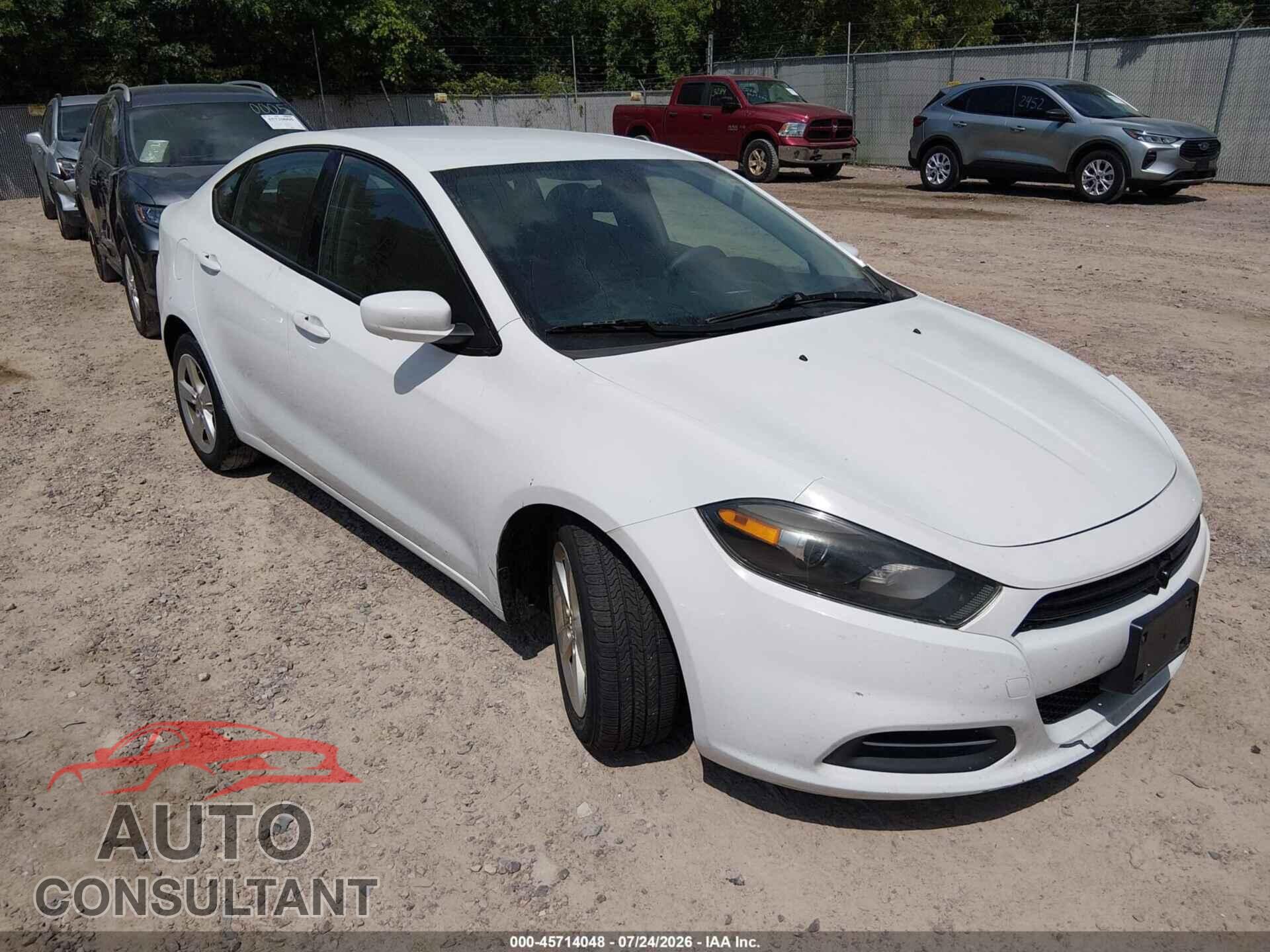 DODGE DART 2015 - 1C3CDFBB1FD420830