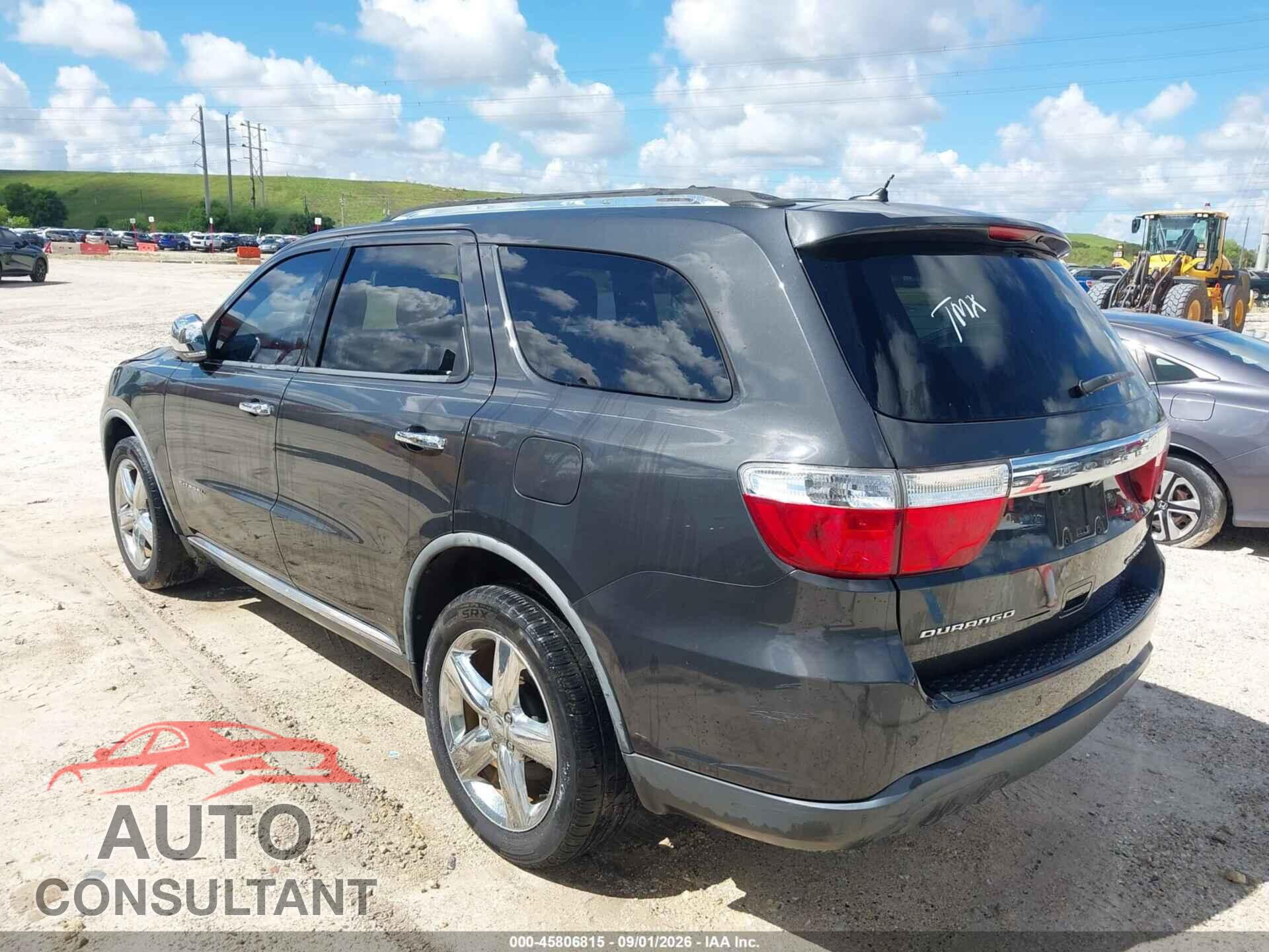 DODGE DURANGO 2011 - 1D4RD5GGXBC653189
