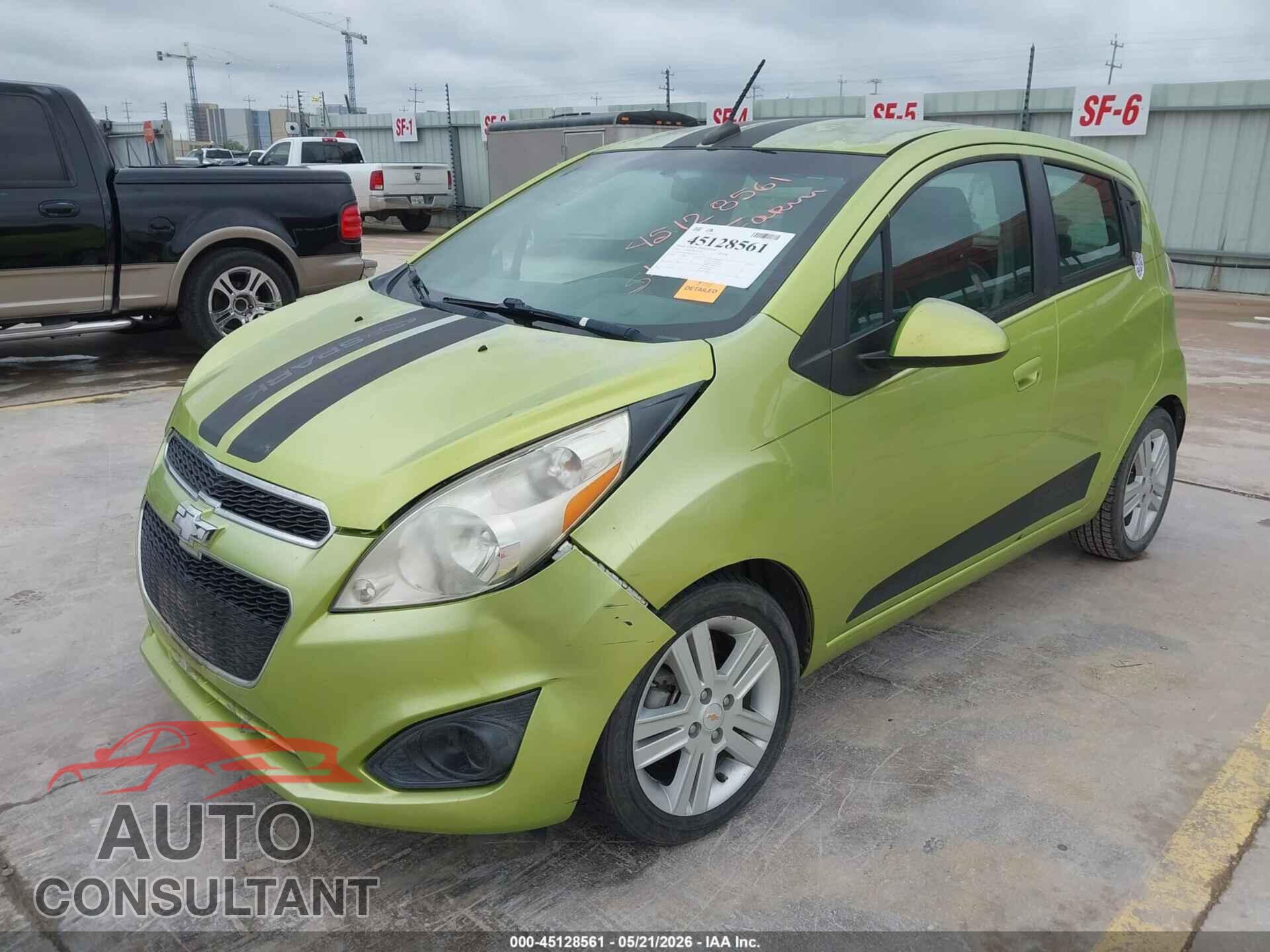 CHEVROLET SPARK 2013 - KL8CD6S96DC510639