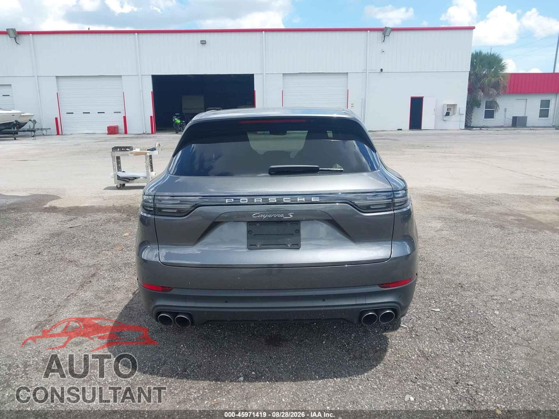 PORSCHE CAYENNE 2019 - WP1AB2AY9KDA65504