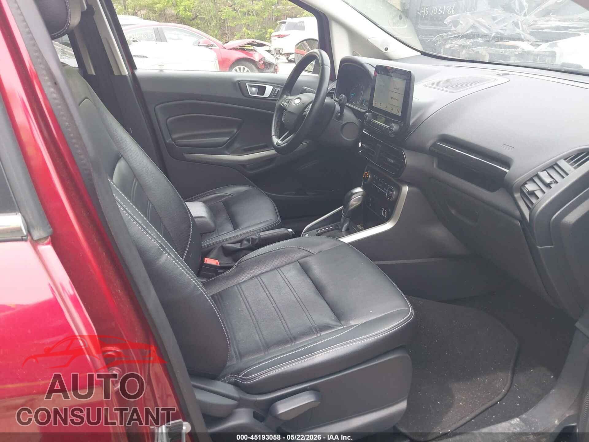 FORD ECOSPORT 2019 - MAJ6S3KL8KC277435