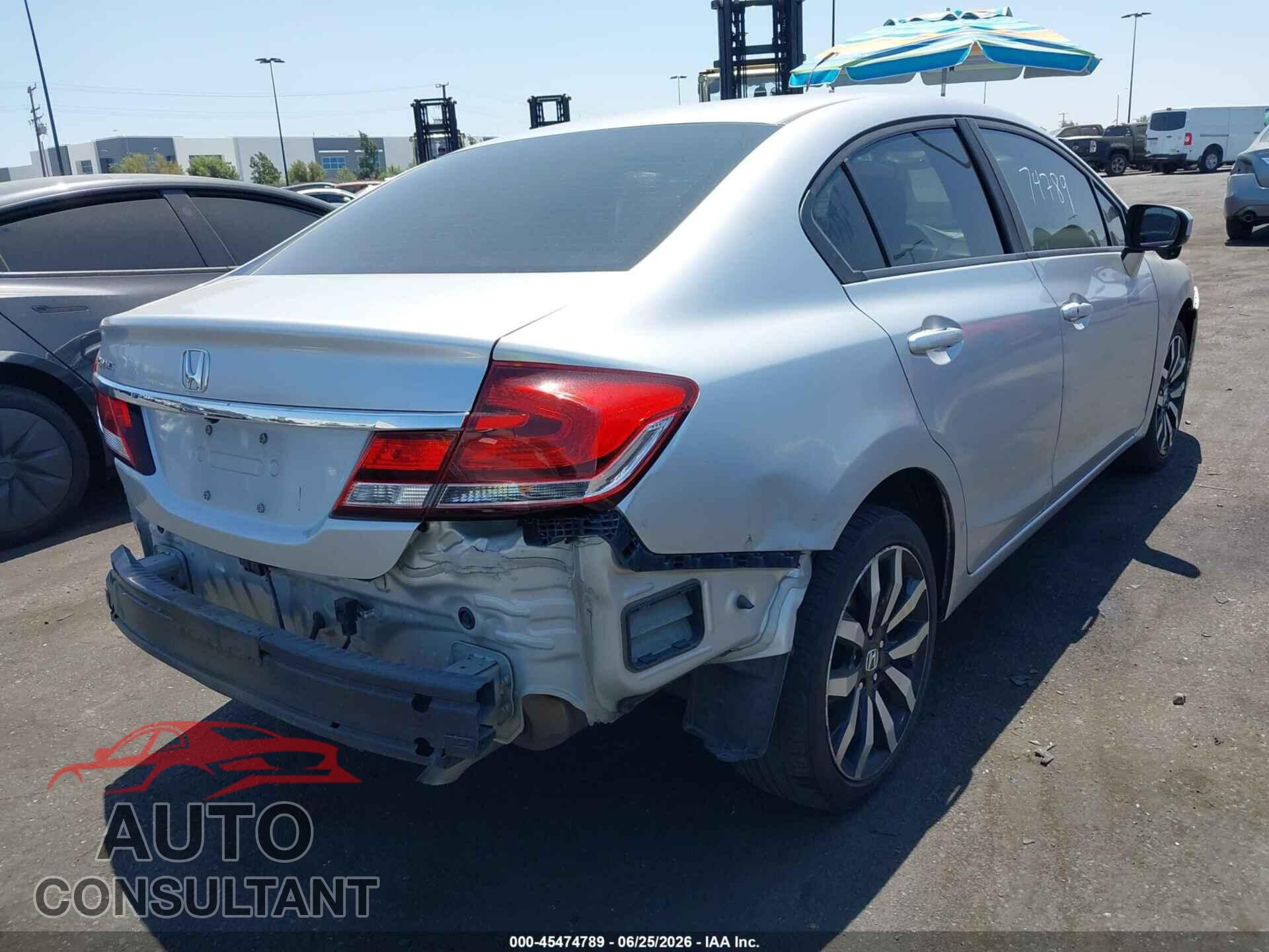 HONDA CIVIC 2014 - 19XFB2F90EE235079