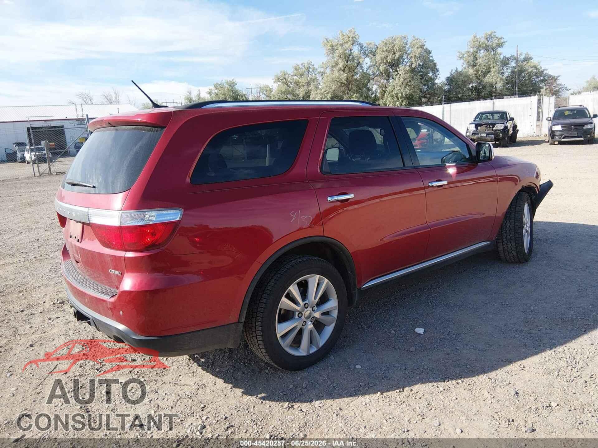 DODGE DURANGO 2011 - 1D4SE4GT6BC614038
