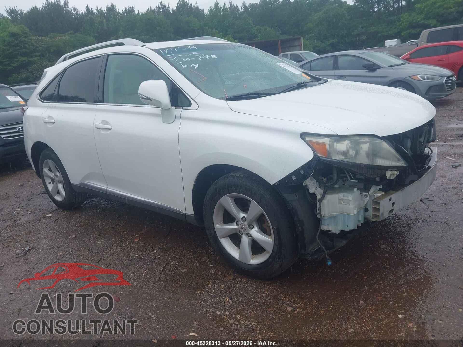 LEXUS RX 350 2012 - 2T2ZK1BA1CC079598