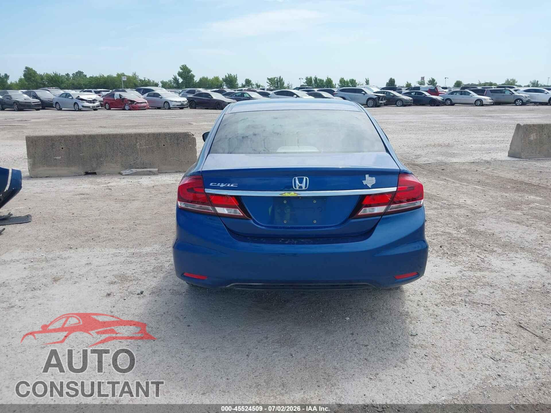 HONDA CIVIC 2014 - 19XFB2F8XEE038962