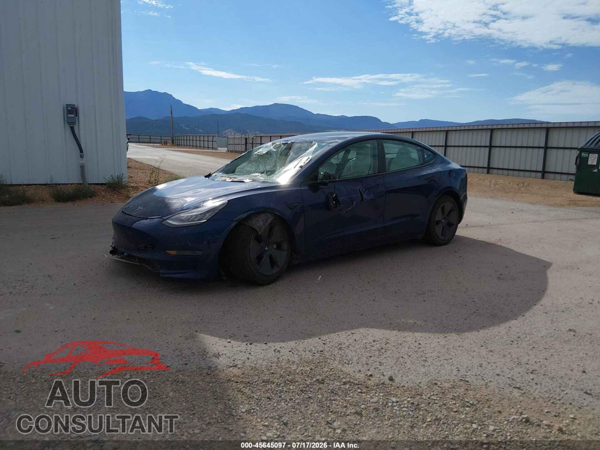 TESLA MODEL 3 2022 - 5YJ3E1EB4NF244418
