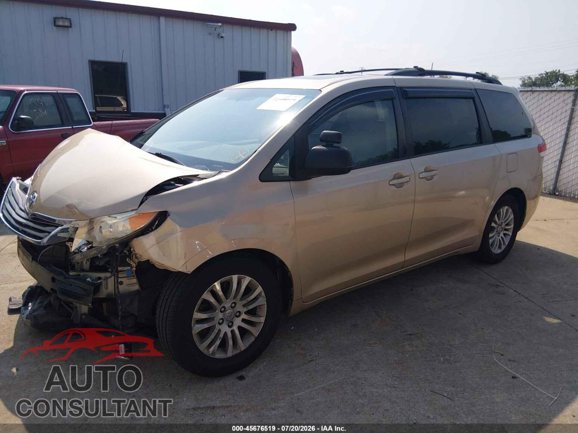 TOYOTA SIENNA 2012 - 5TDYK3DC5CS183710
