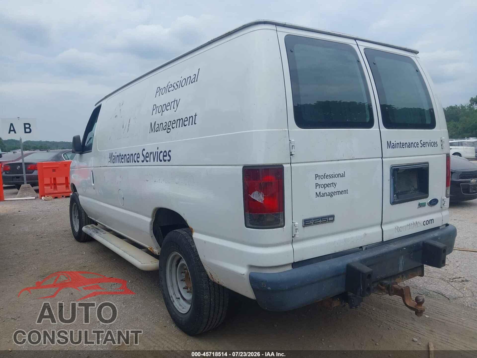 FORD E-250 2009 - 1FTNE24W49DA48477