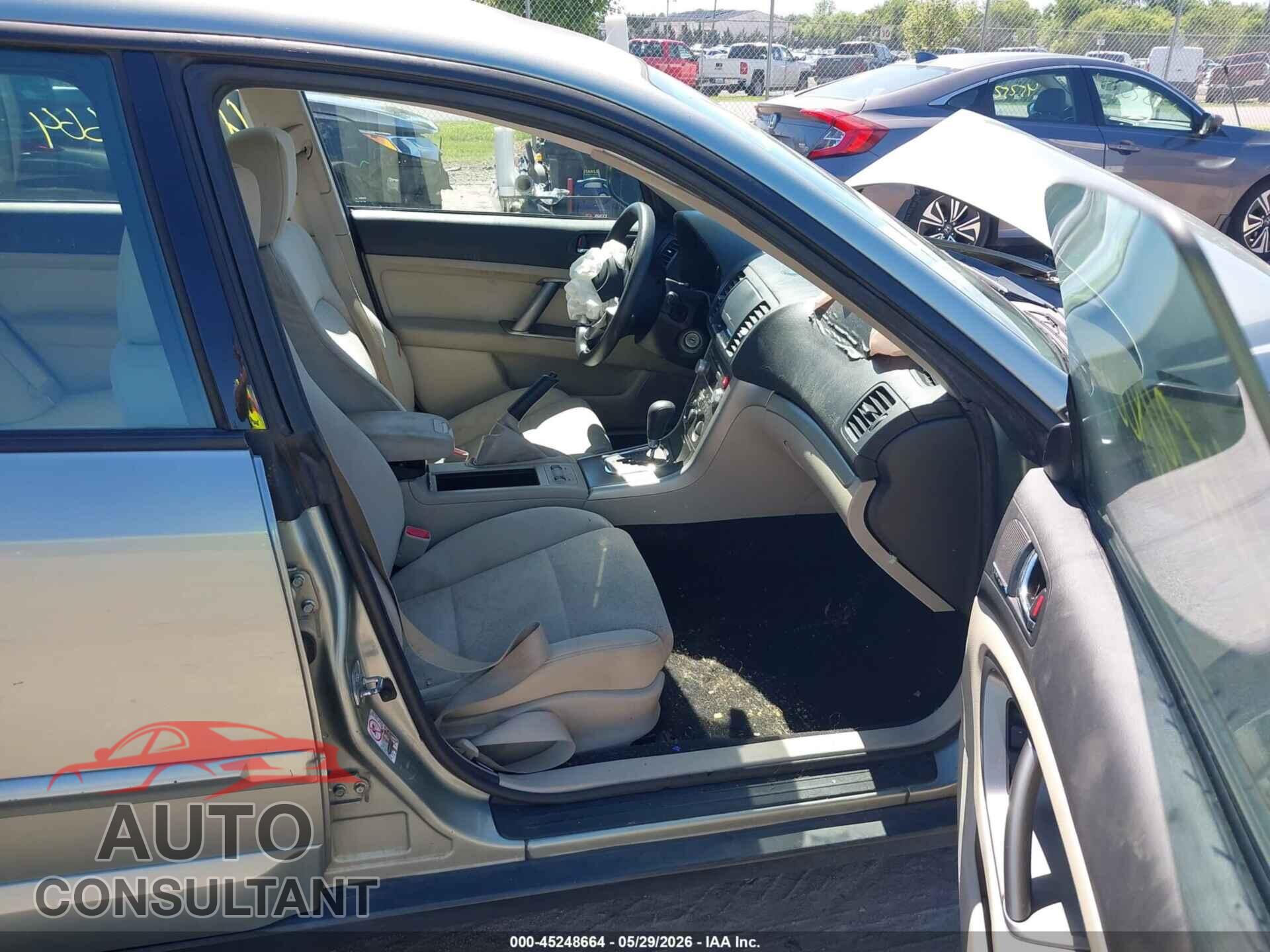 SUBARU OUTBACK 2009 - 4S4BP61C997348590