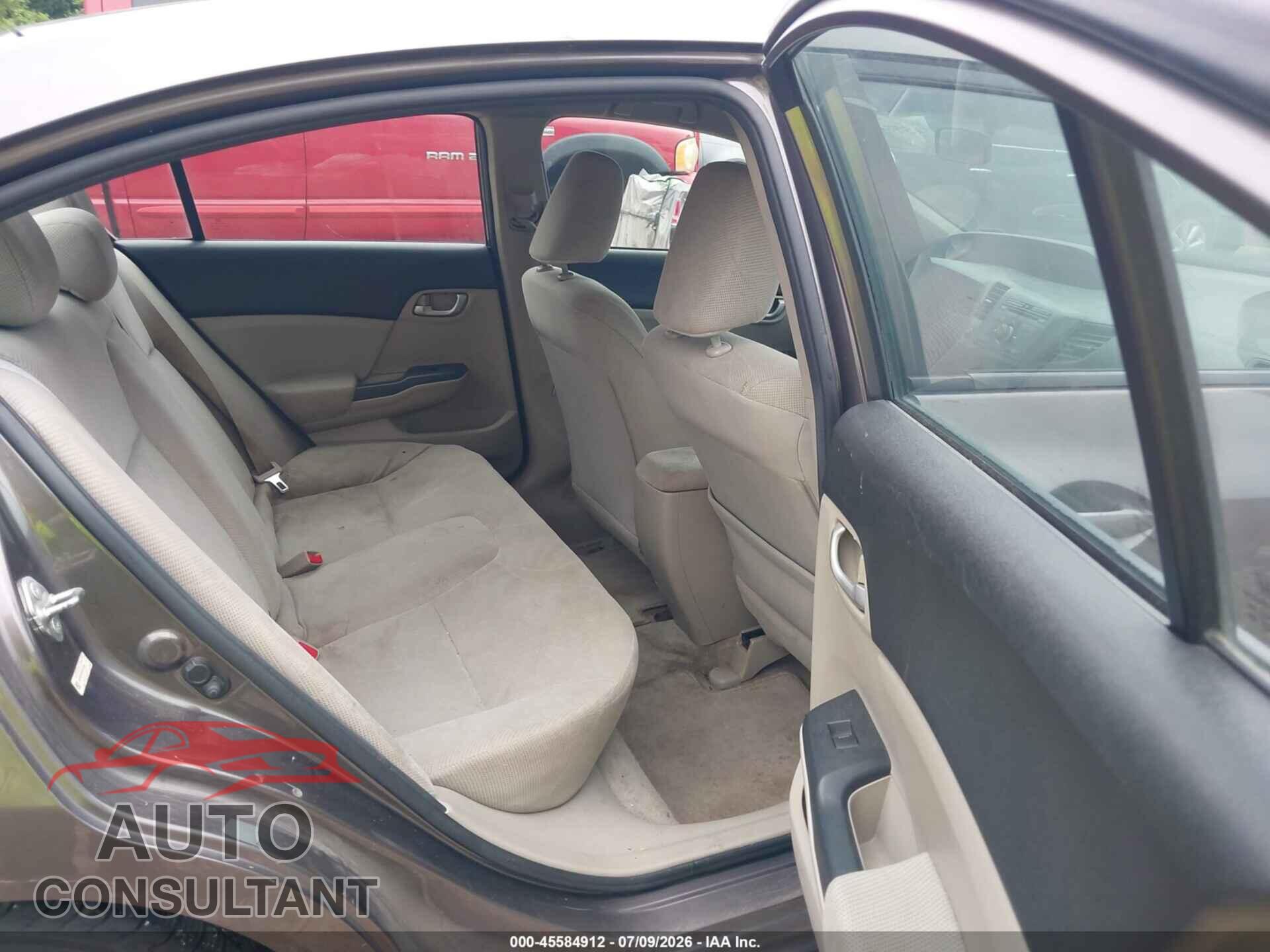 HONDA CIVIC 2012 - 19XFB2F53CE015350