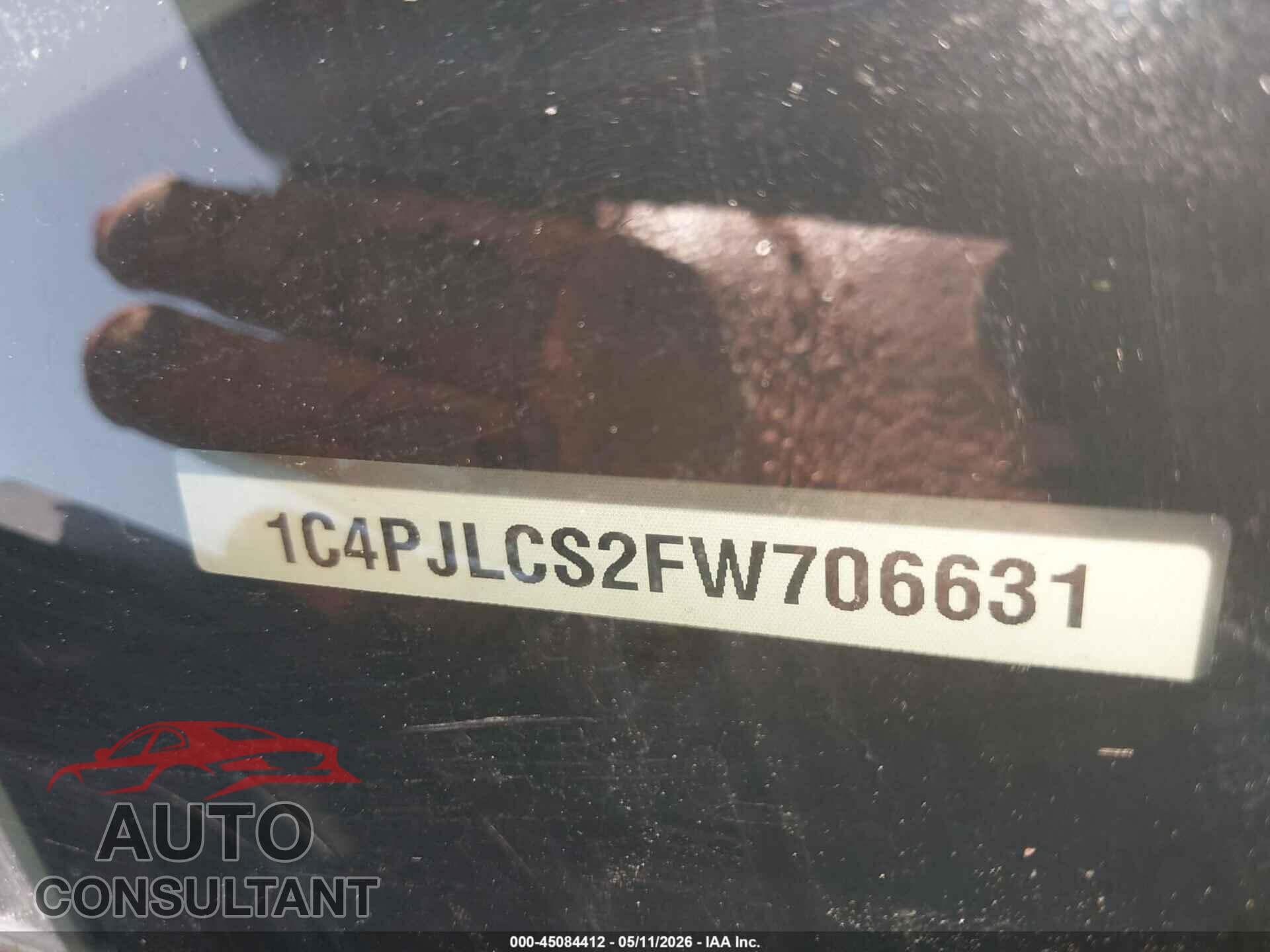 JEEP CHEROKEE 2015 - 1C4PJLCS2FW706631
