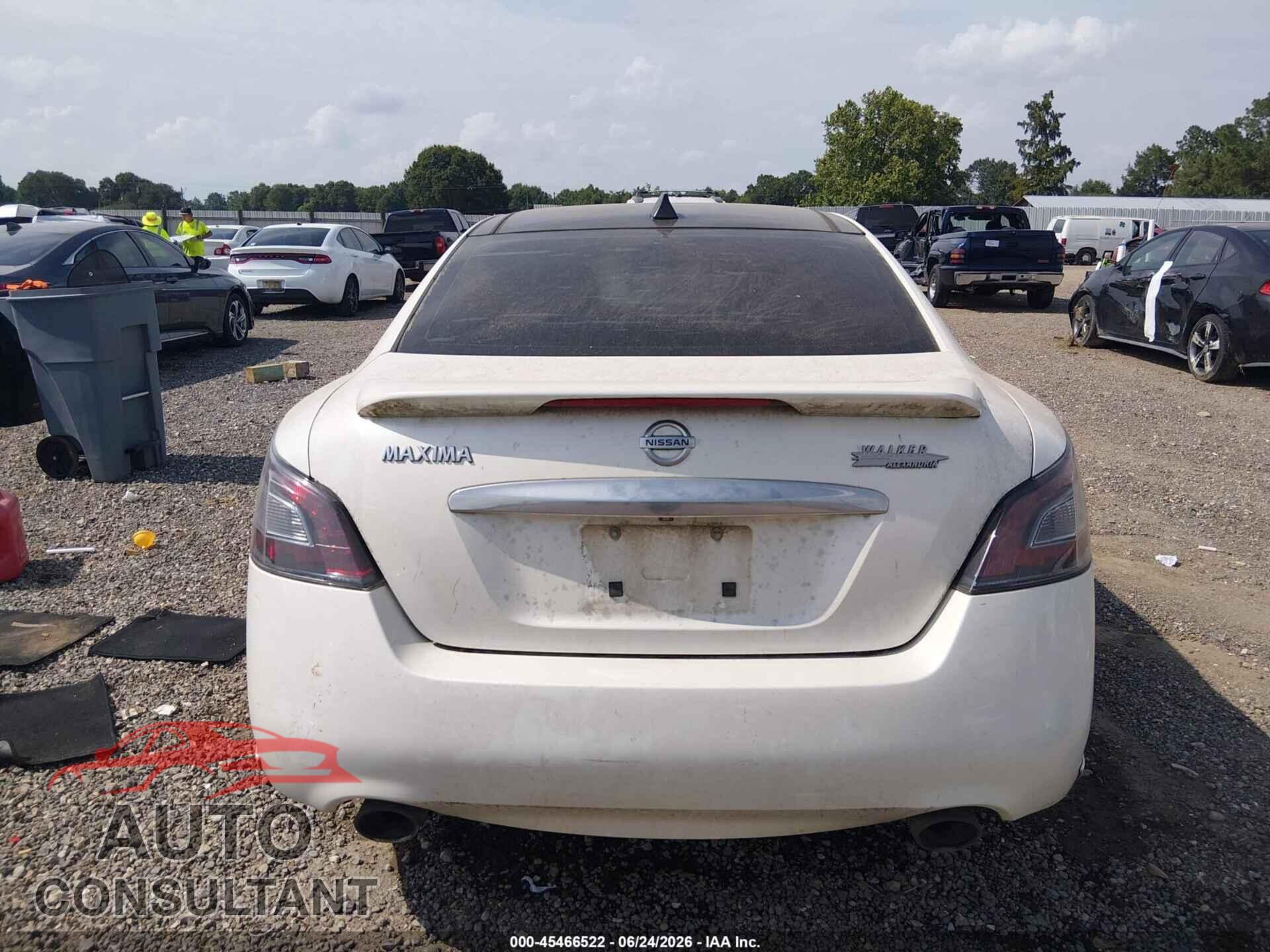 NISSAN MAXIMA 2013 - 1N4AA5AP6DC843334