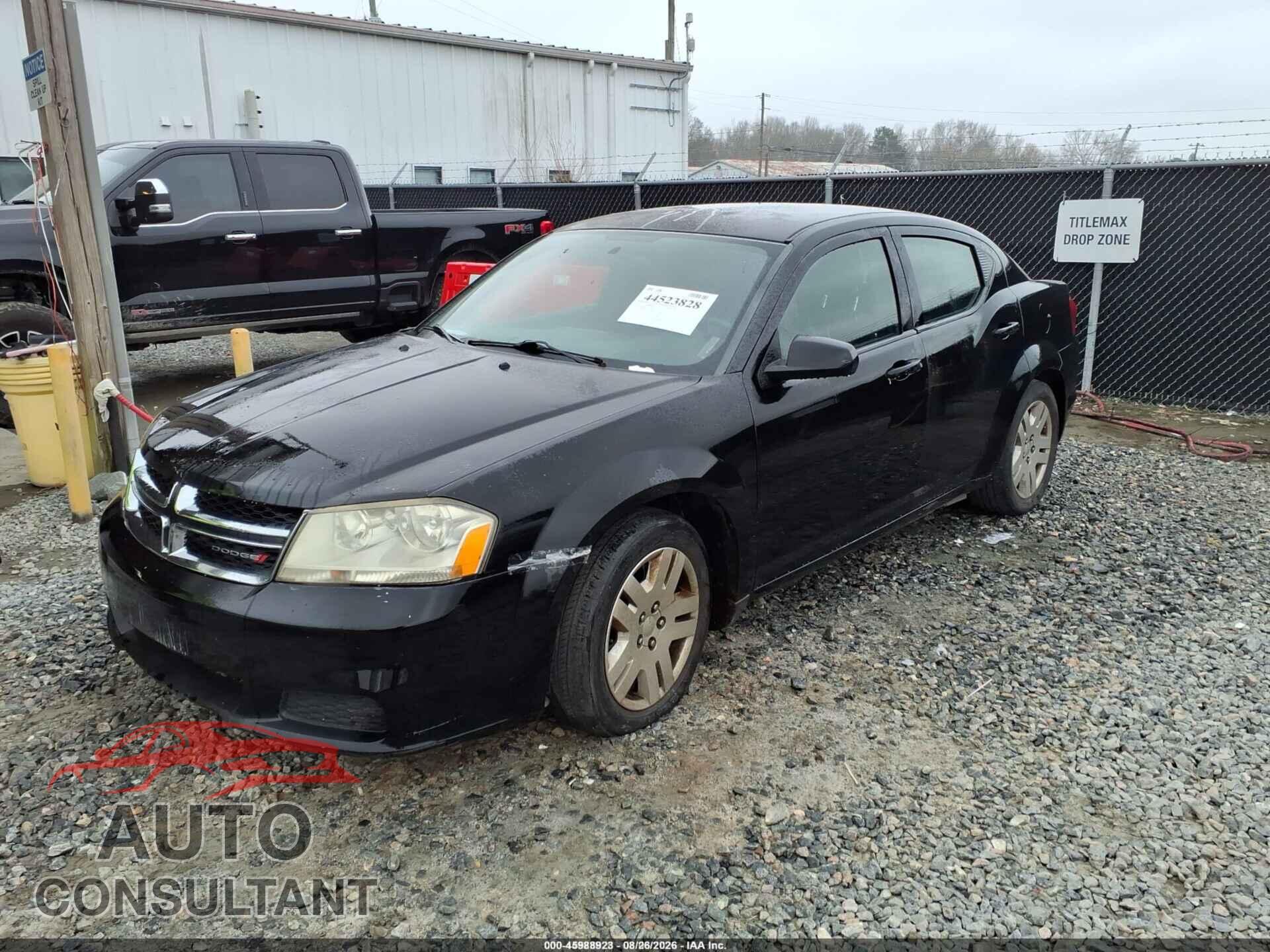 DODGE AVENGER 2012 - 1C3CDZAB5CN269953