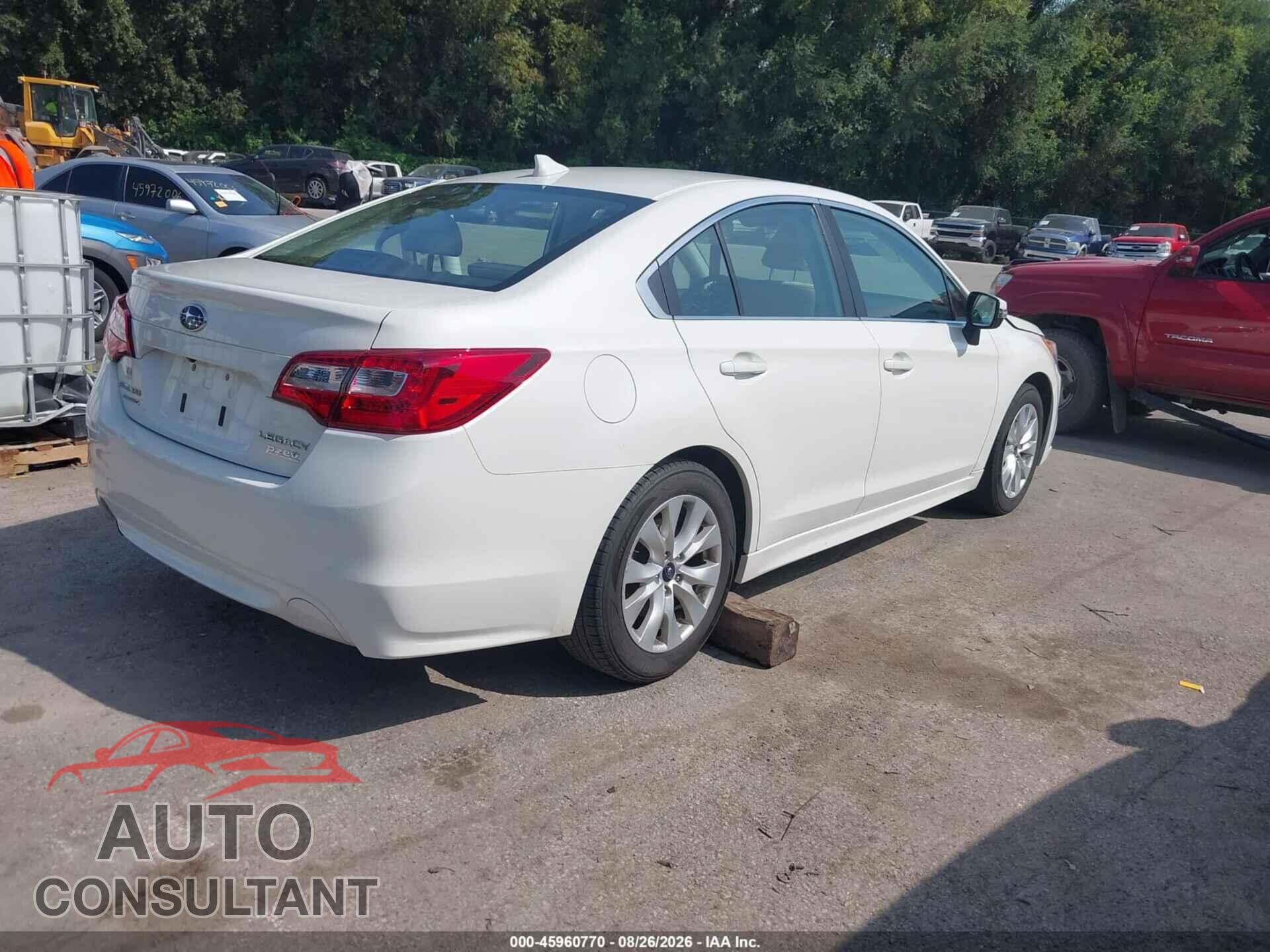 SUBARU LEGACY 2017 - 4S3BNAF63H3038232