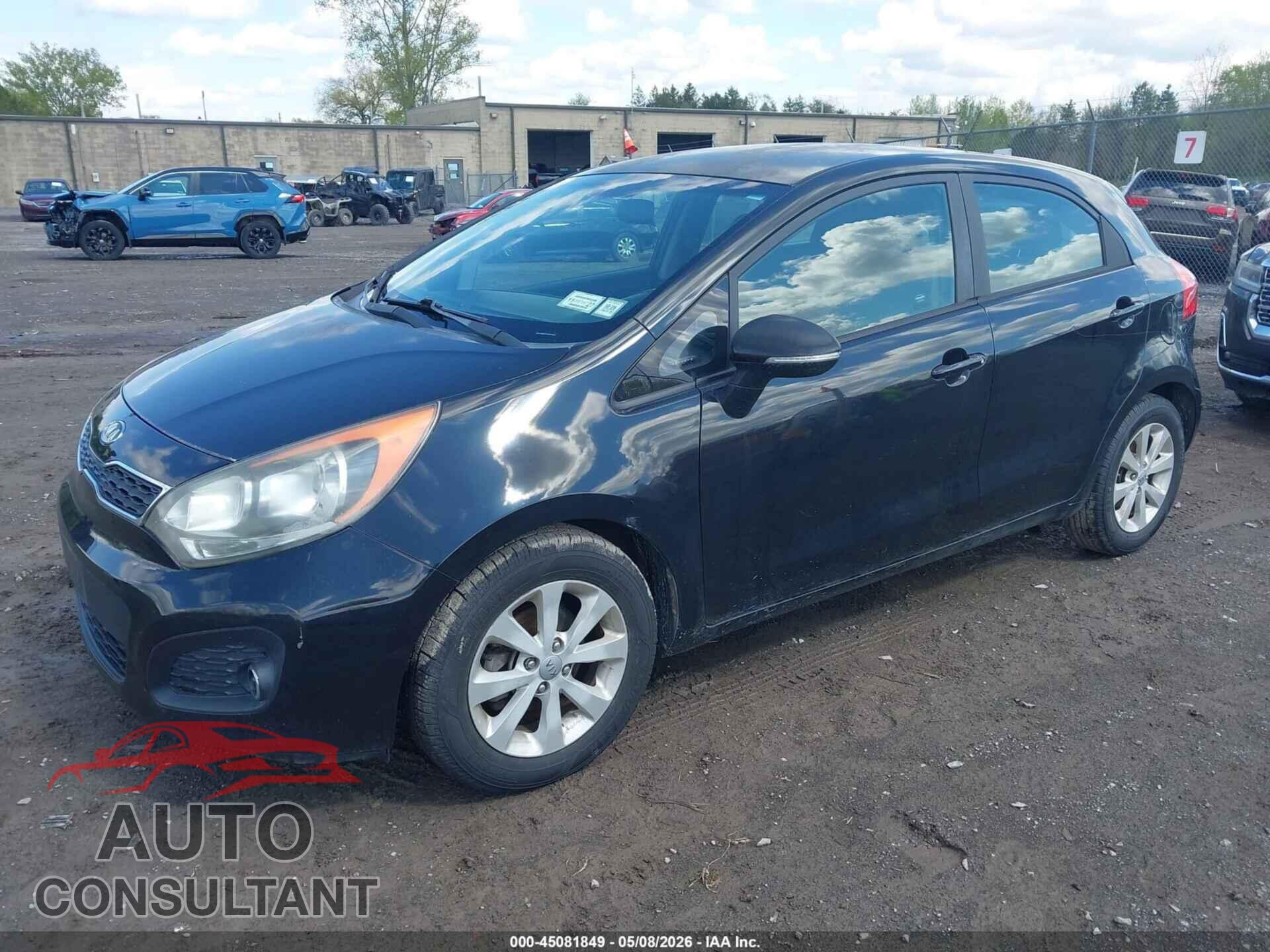 KIA RIO5 2012 - KNADN5A34C6040329