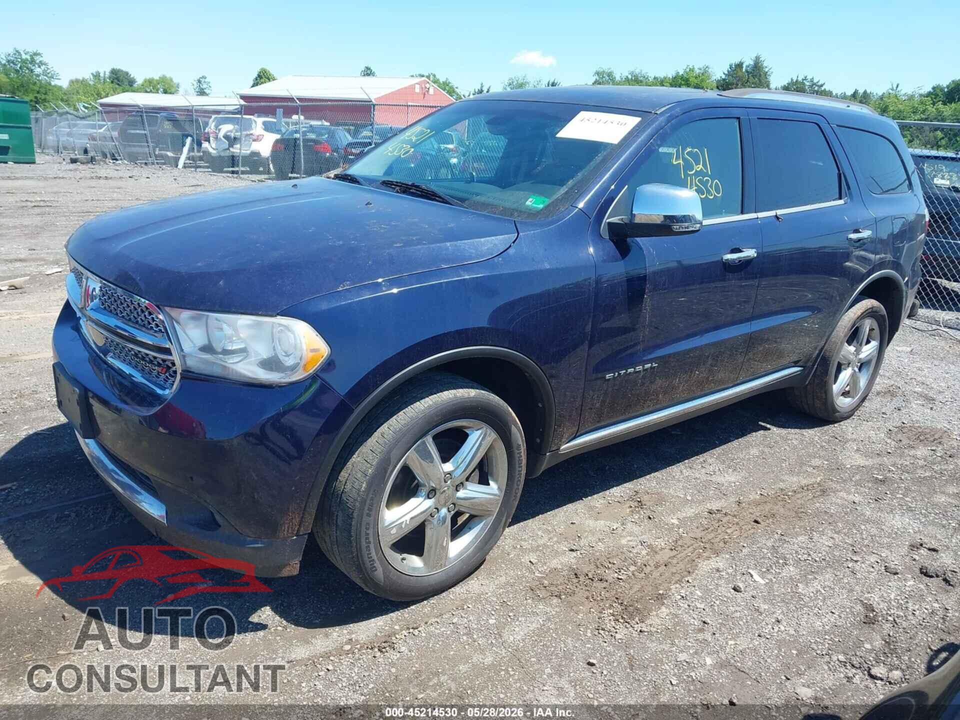 DODGE DURANGO 2013 - 1C4RDJEGXDC572172