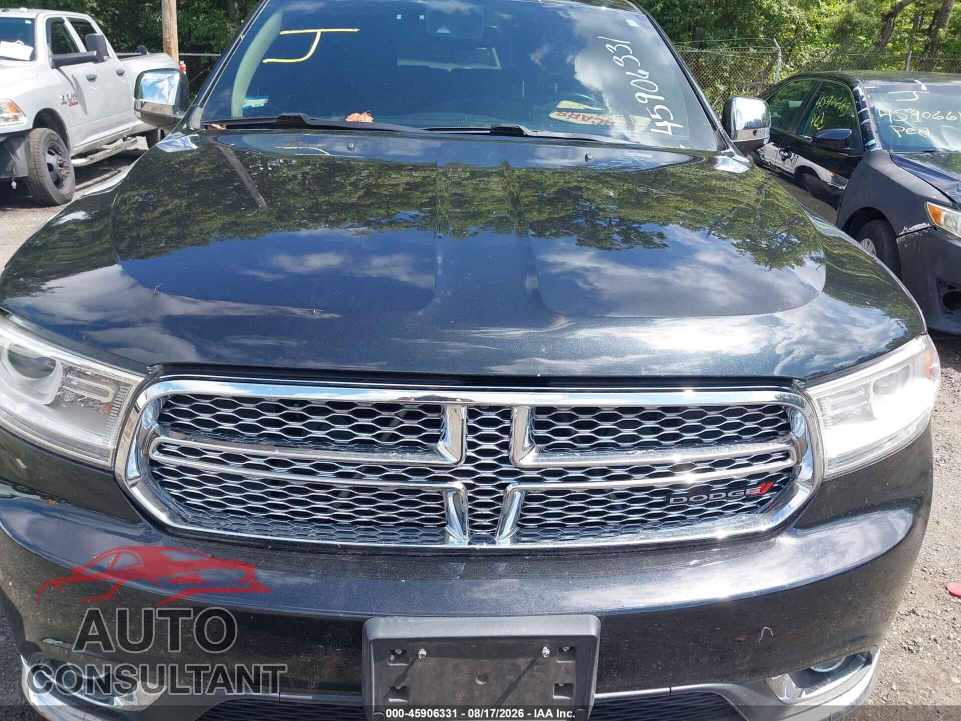 DODGE DURANGO 2015 - 1C4RDJEG9FC843810