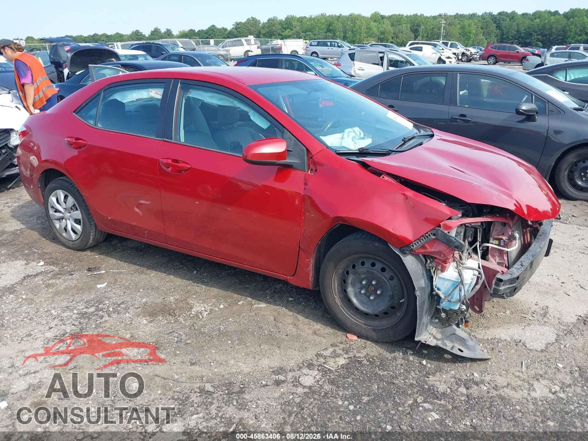 TOYOTA COROLLA 2015 - 2T1BURHEXFC397572