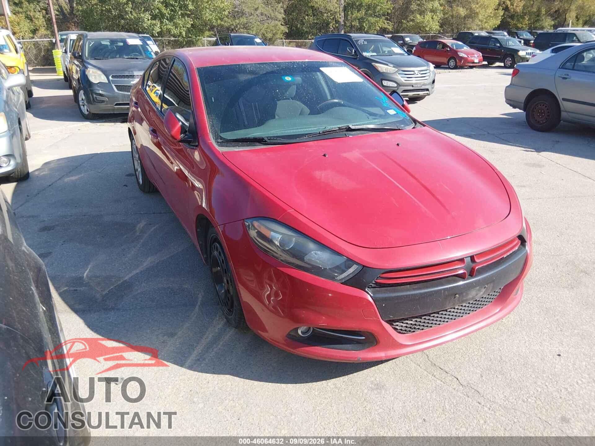 DODGE DART 2013 - 1C3CDFBH1DD648828