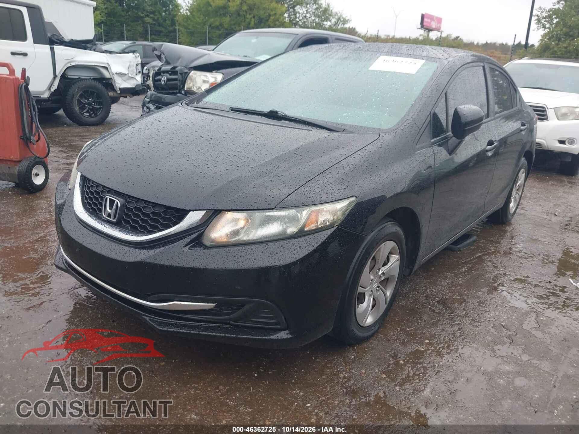 HONDA CIVIC 2014 - 19XFB2F50EE074746