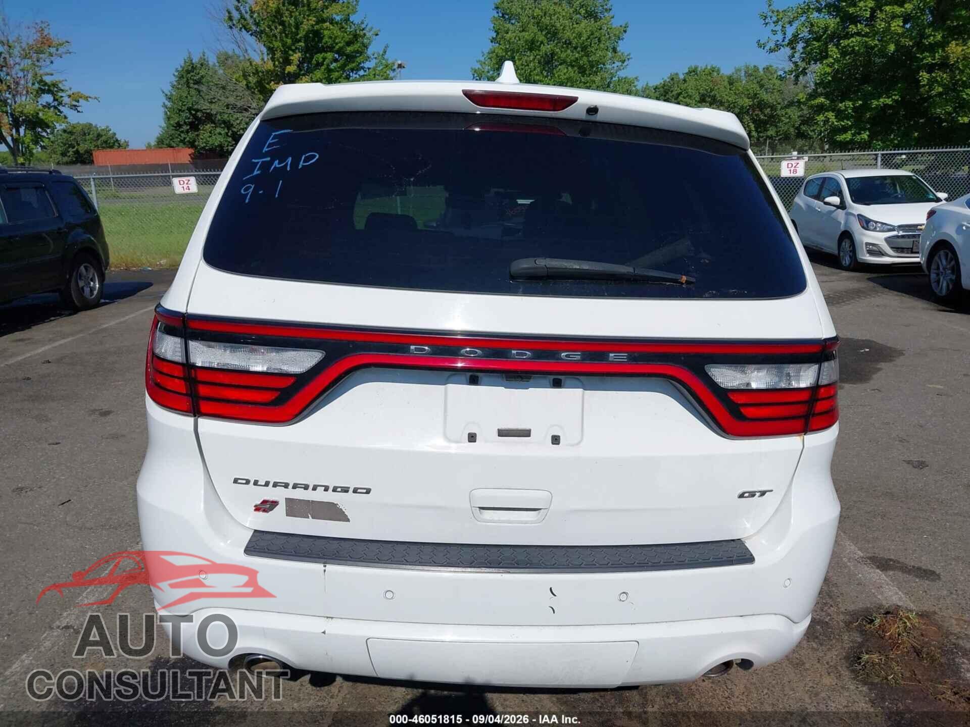 DODGE DURANGO 2019 - 1C4RDJDG8KC651869