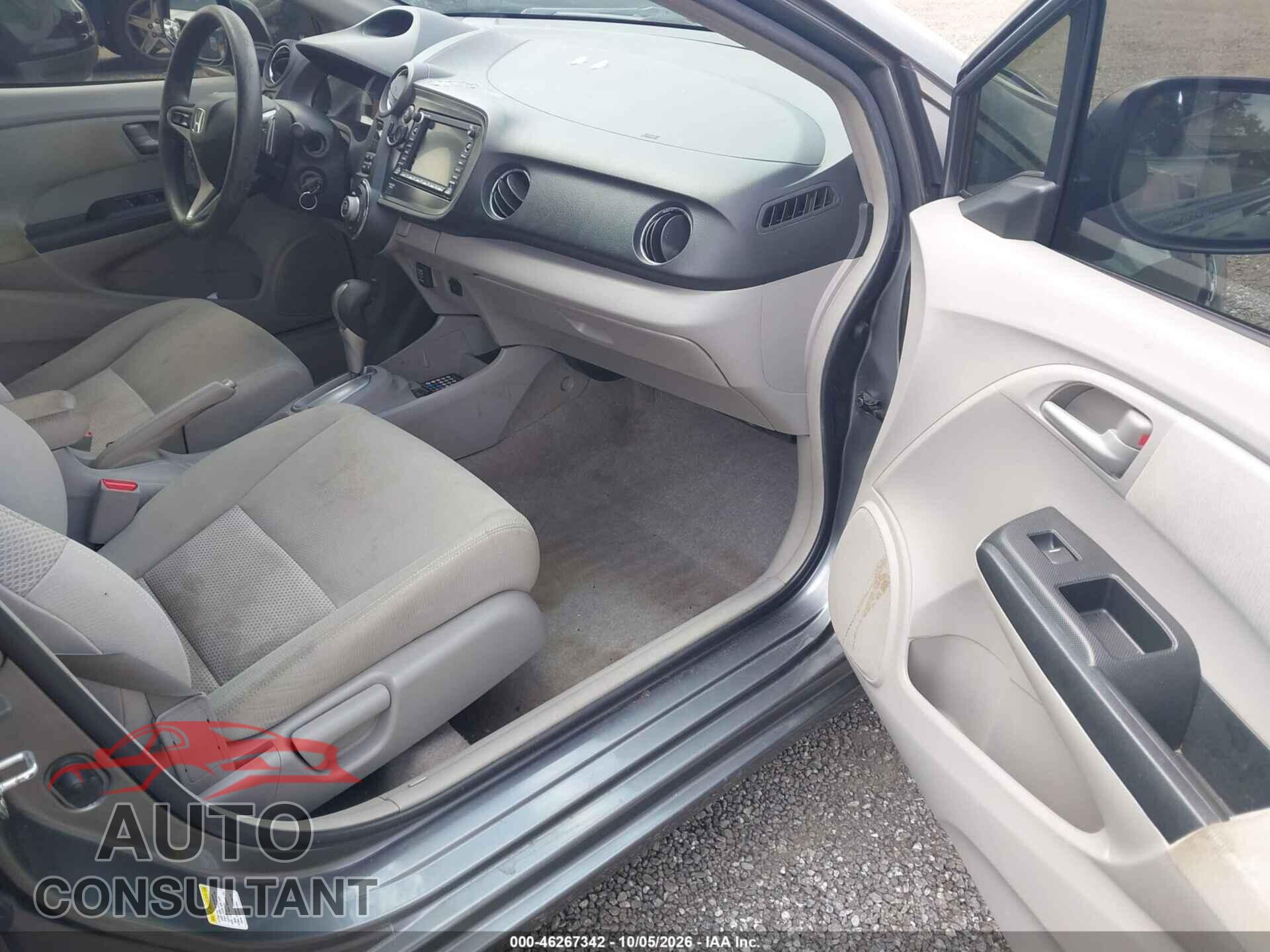 HONDA INSIGHT 2011 - JHMZE2H78BS004499