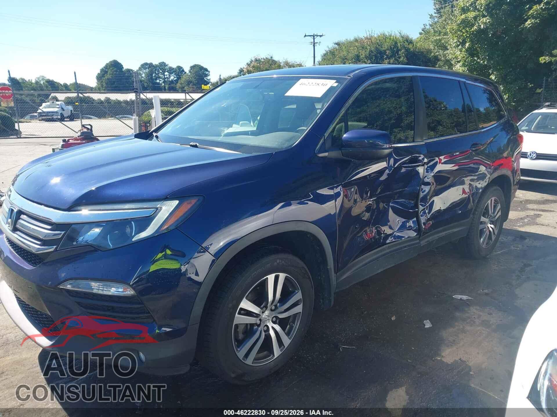 HONDA PILOT 2017 - 5FNYF5H89HB042253