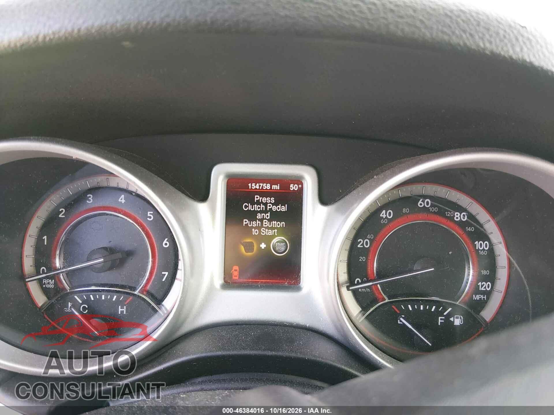 DODGE JOURNEY 2013 - 3C4PDDBG4DT716641