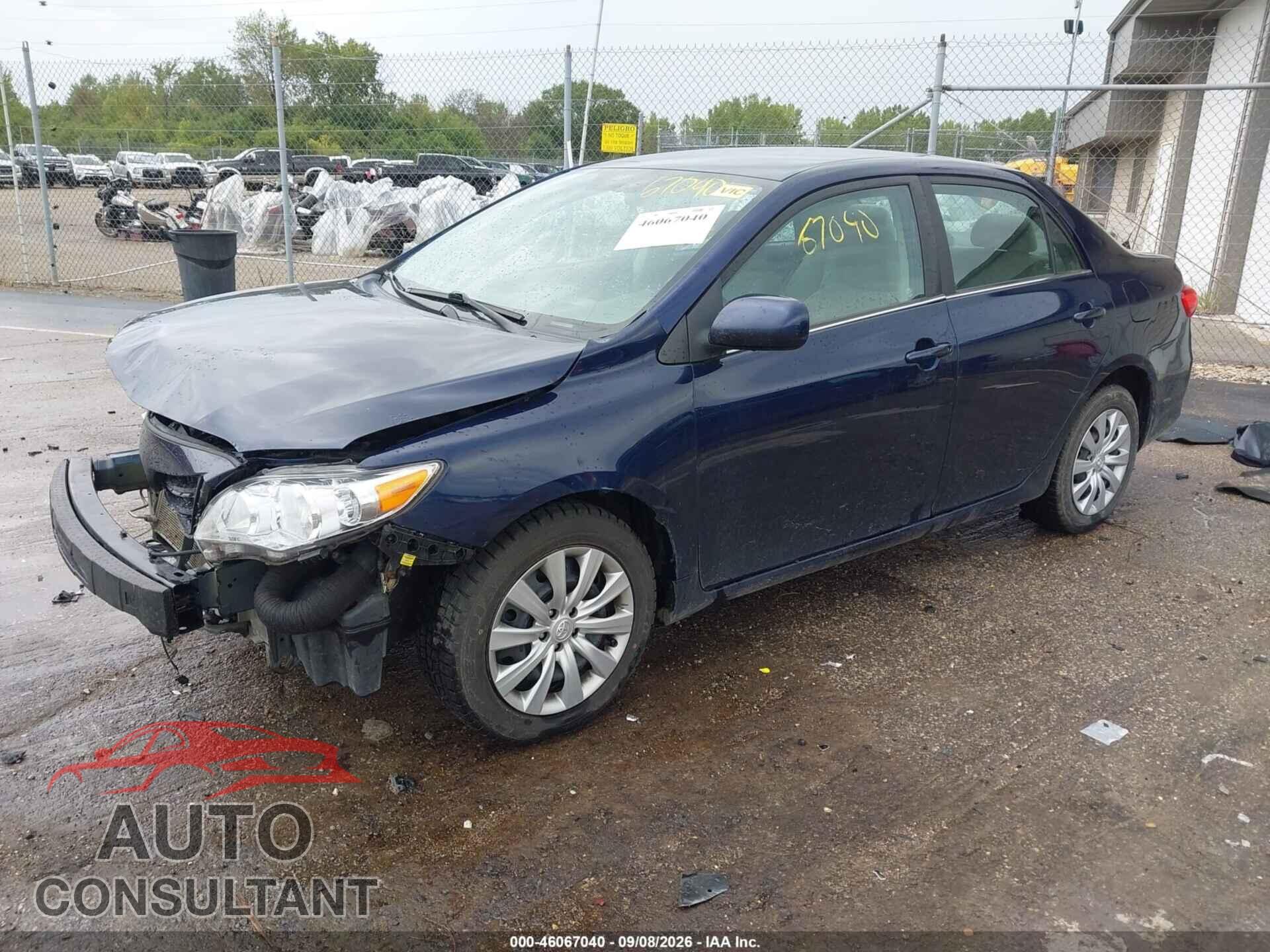 TOYOTA COROLLA 2013 - 5YFBU4EE7DP122830
