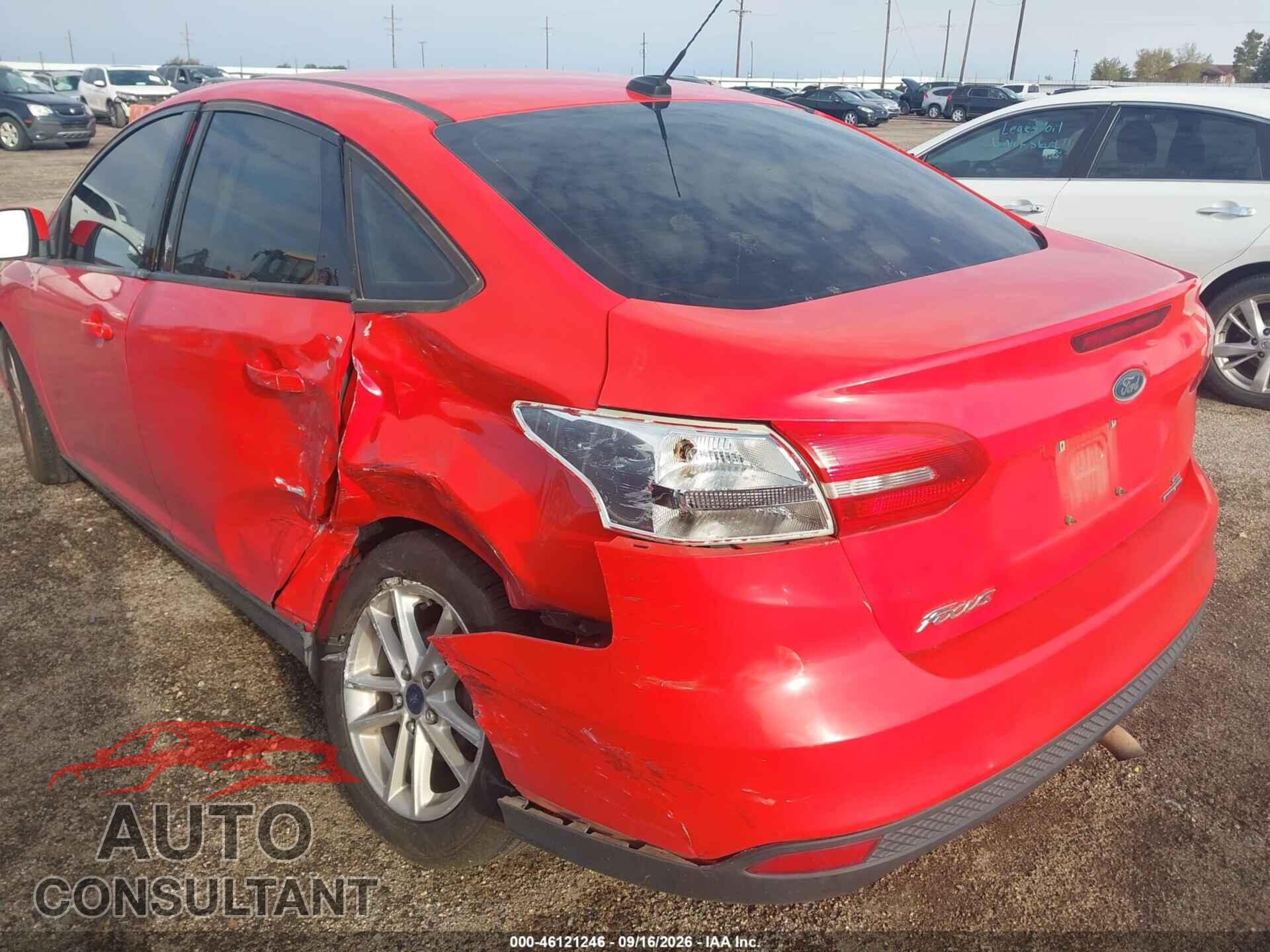 FORD FOCUS 2016 - 1FADP3F25GL205805