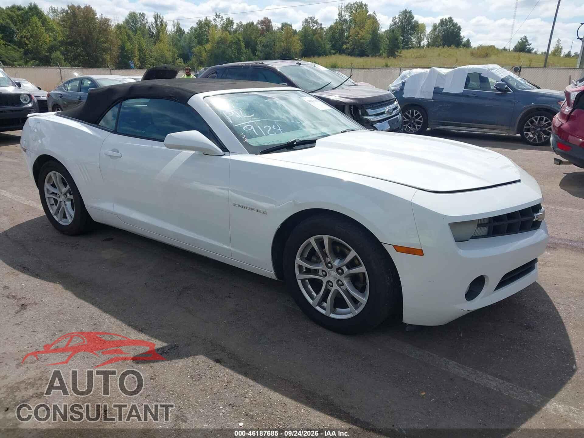 CHEVROLET CAMARO 2013 - 2G1FB3D36D9110792