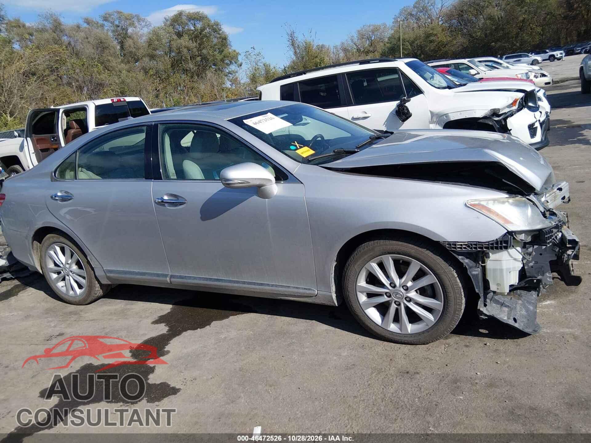 LEXUS ES 350 2011 - JTHBK1EG3B2455607