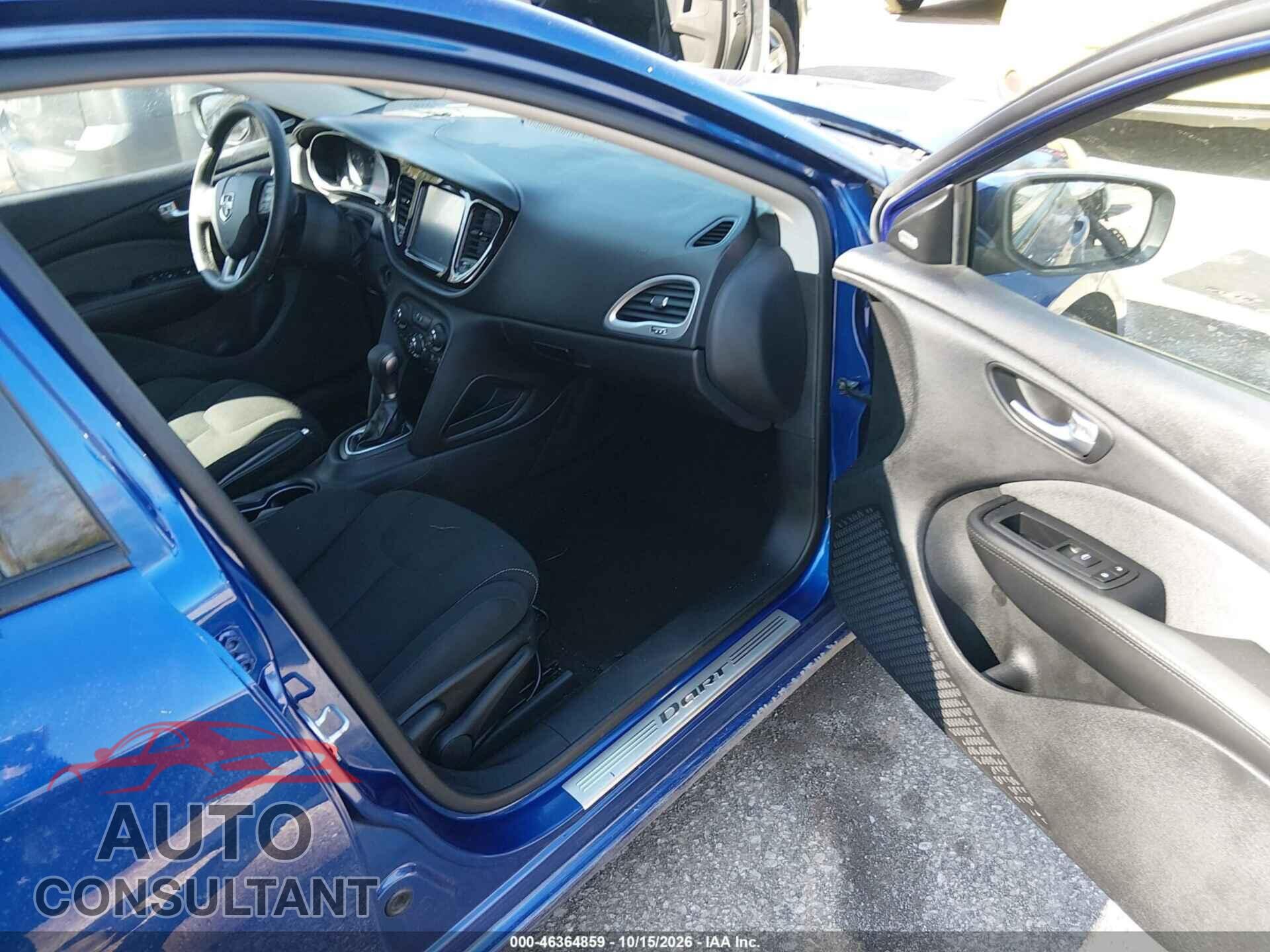 DODGE DART 2013 - 1C3CDFBA4DD308026