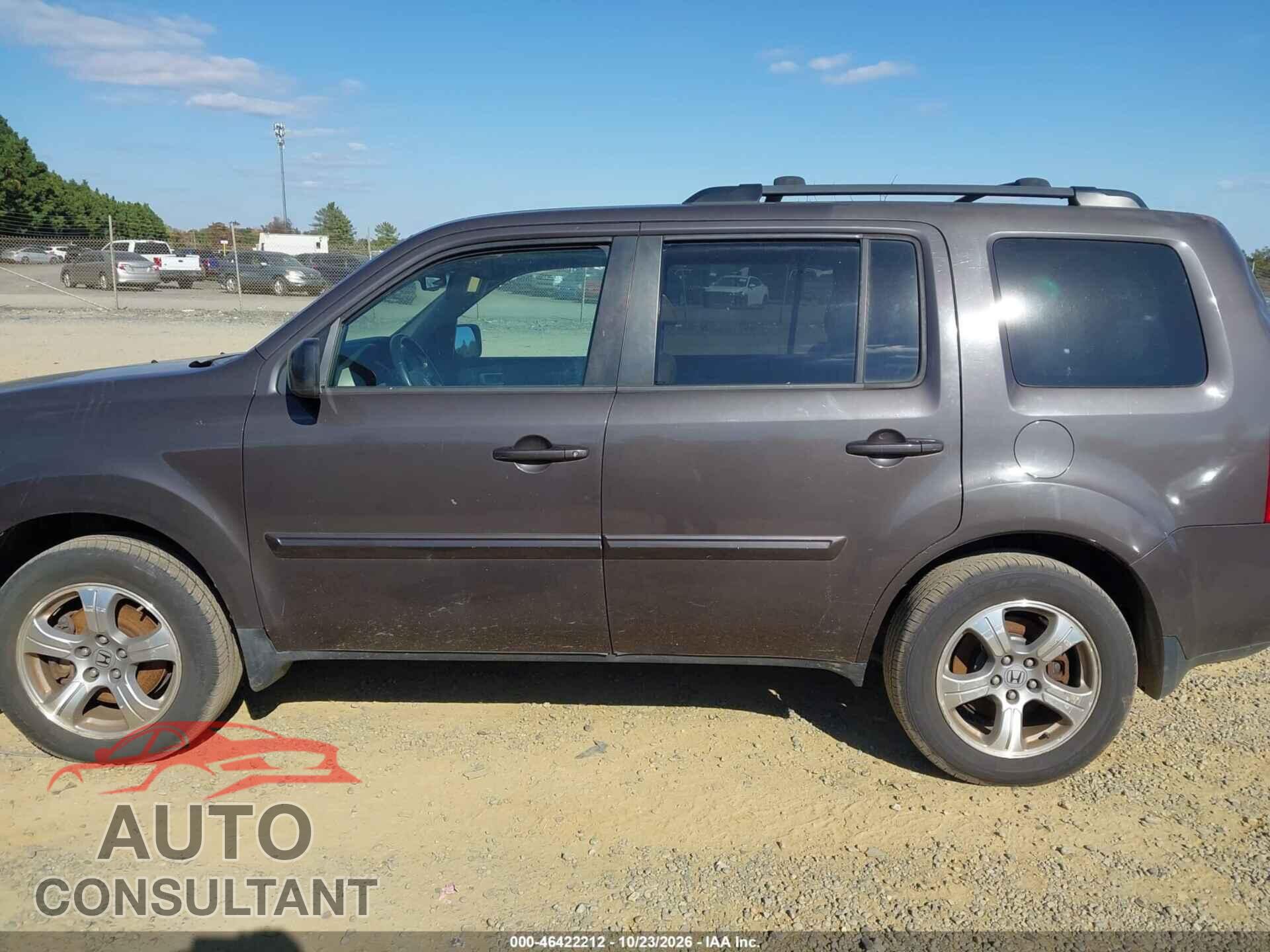HONDA PILOT 2014 - 5FNYF4H52EB009560