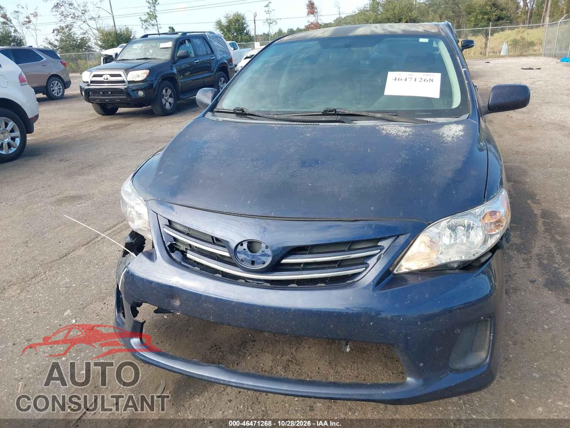 TOYOTA COROLLA 2013 - 5YFBU4EE2DP162152