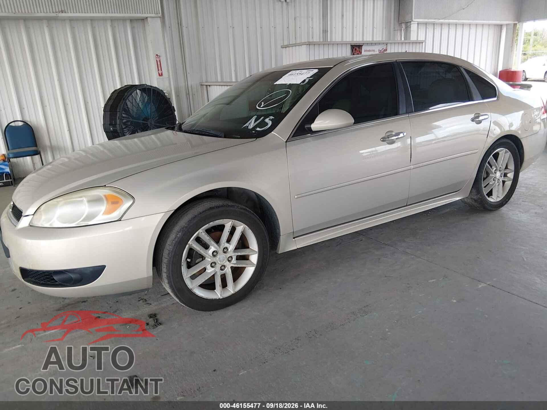 CHEVROLET IMPALA 2012 - 2G1WC5E36C1175548