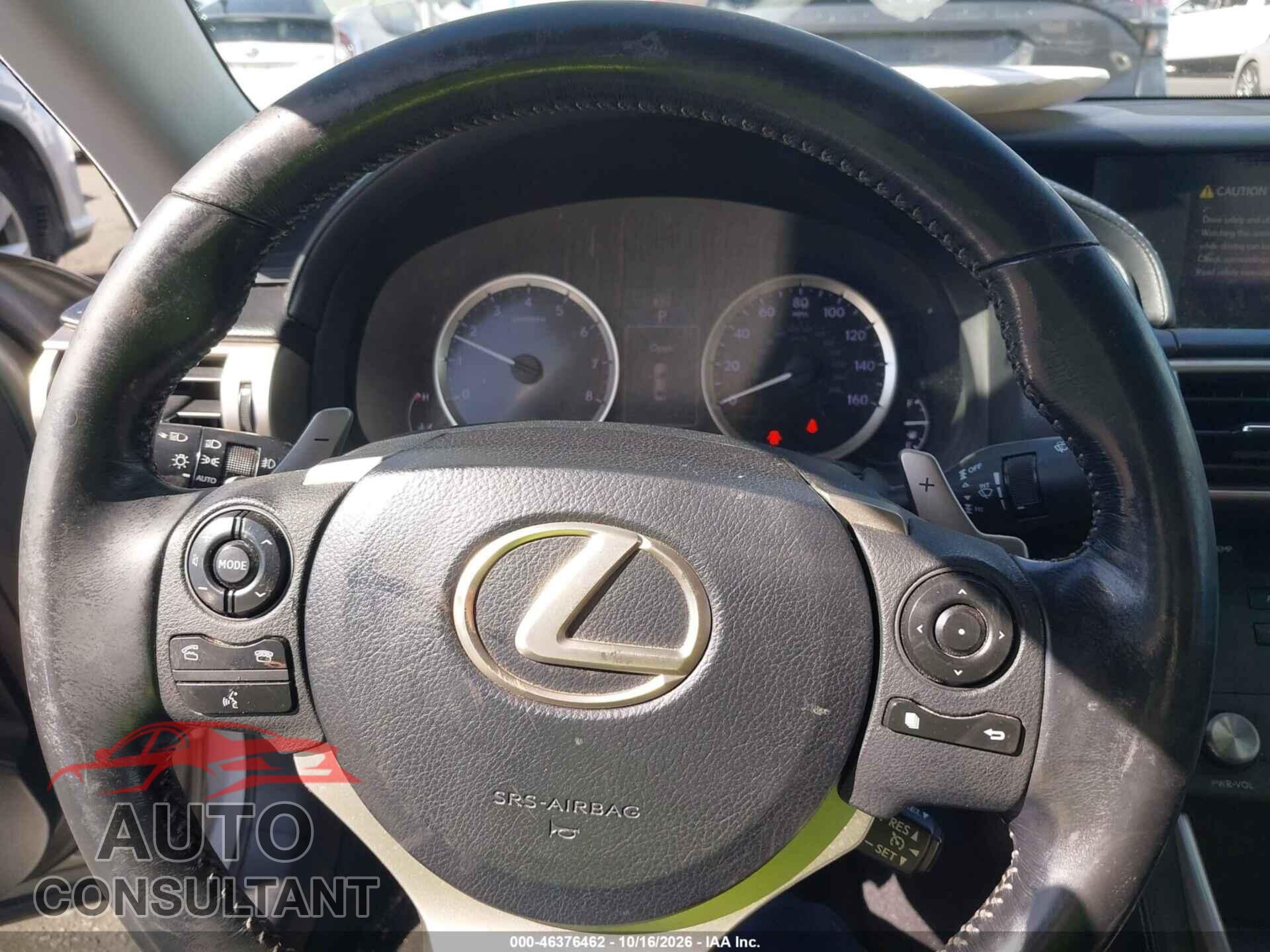 LEXUS IS 250 2015 - JTHBF1D24F5080843