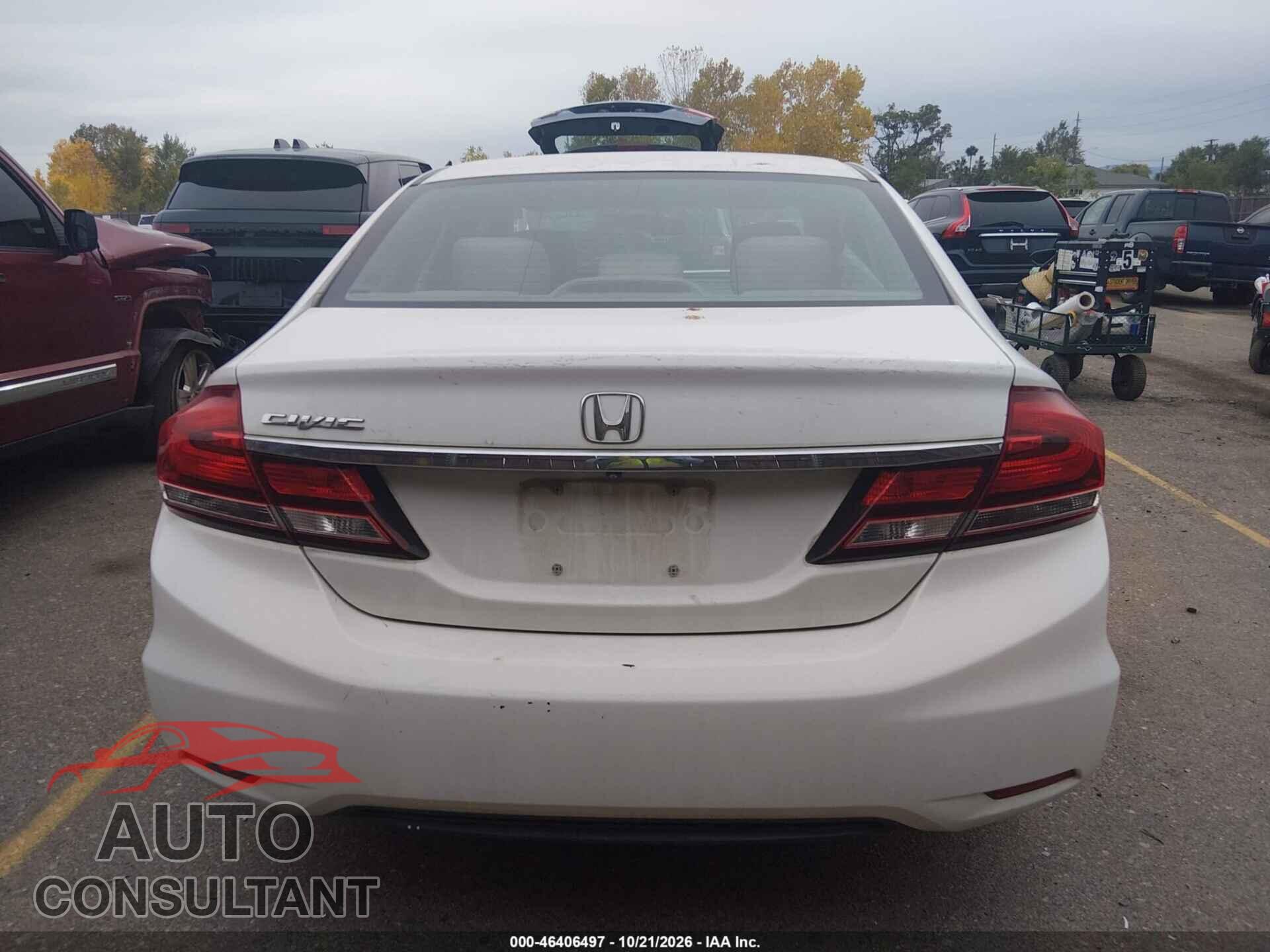 HONDA CIVIC 2013 - 2HGFB2F54DH590922
