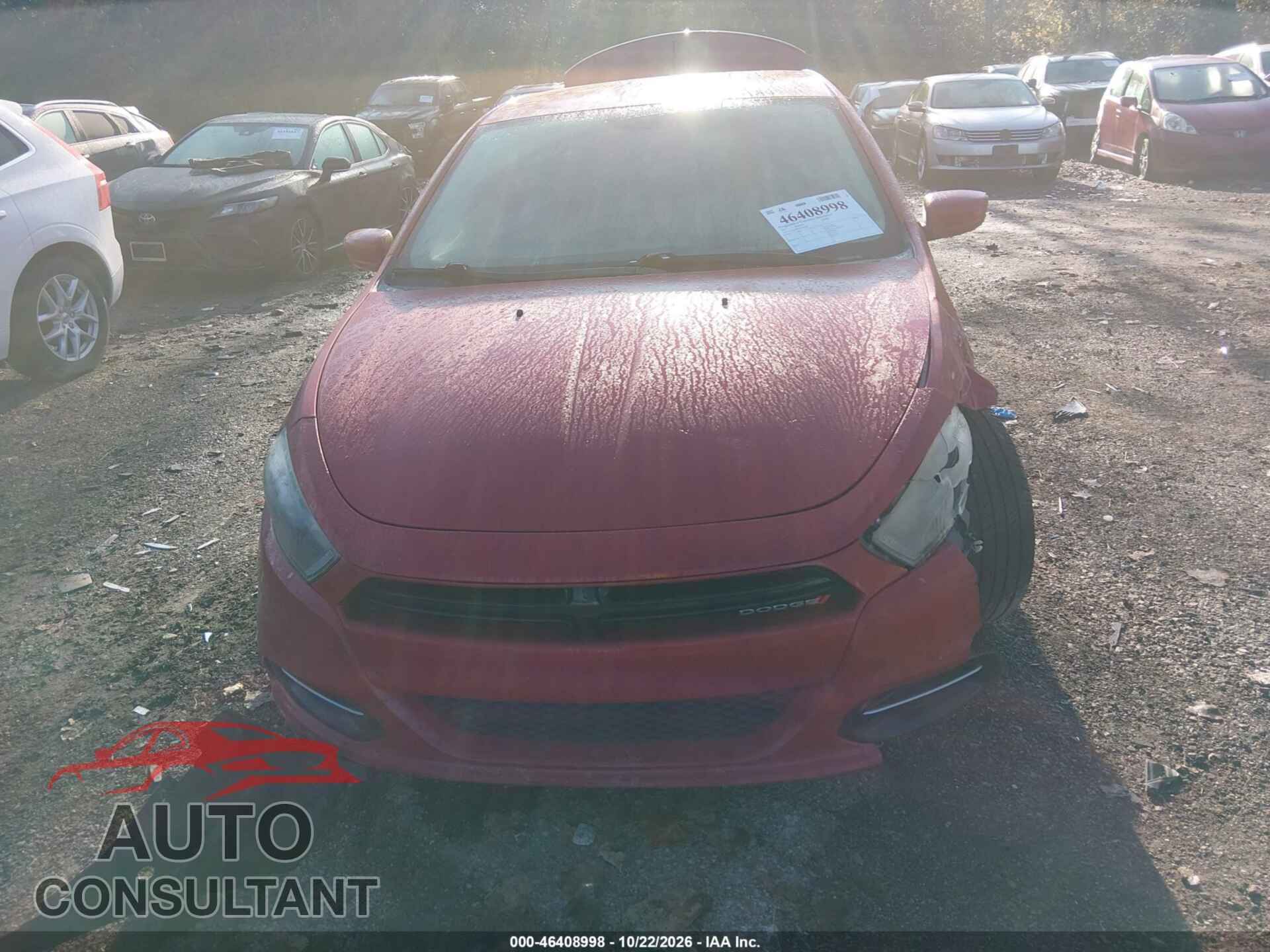 DODGE DART 2014 - 1C3CDFBBXED681047