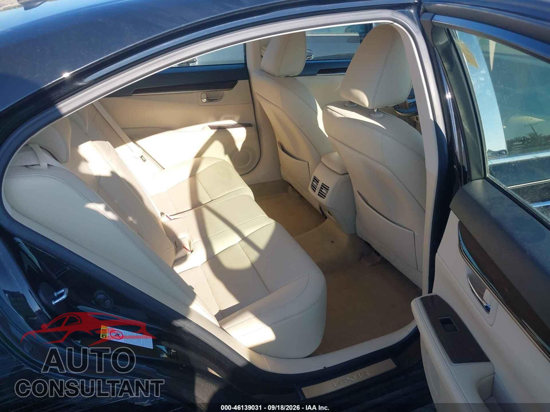 LEXUS ES 350 2014 - JTHBK1GG5E2139031