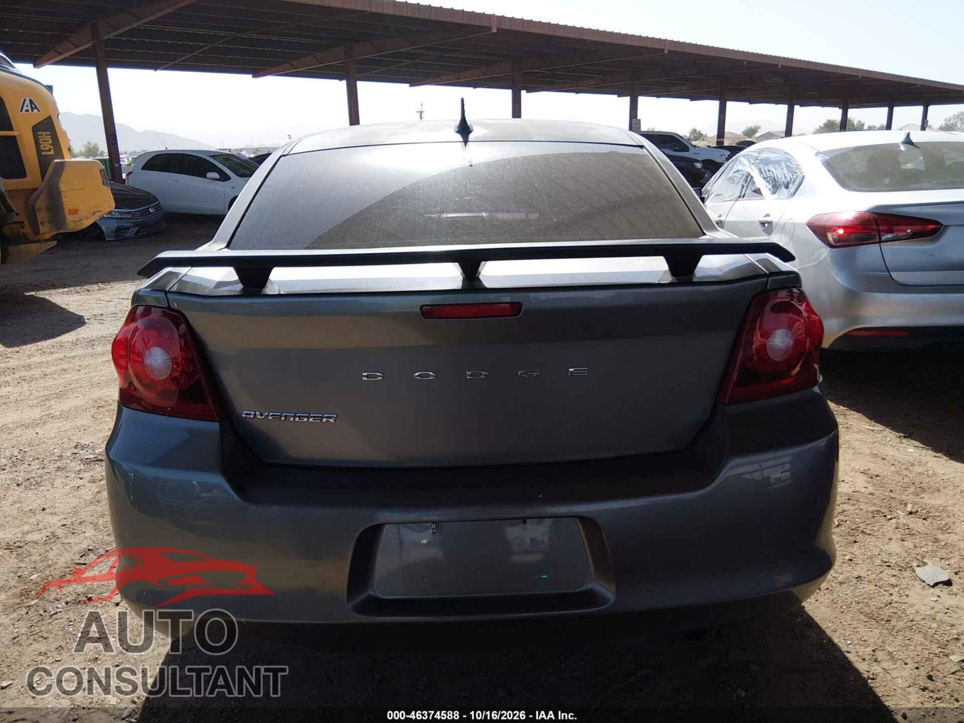 DODGE AVENGER 2013 - 1C3CDZAB8DN650505