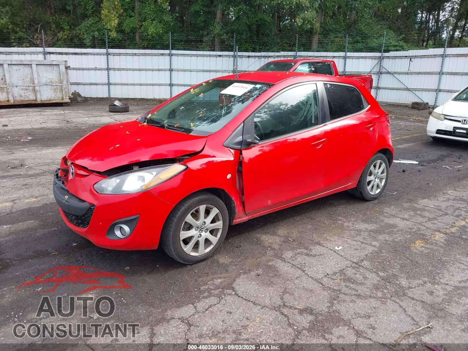 MAZDA MAZDA2 2013 - JM1DE1LY0D0160234