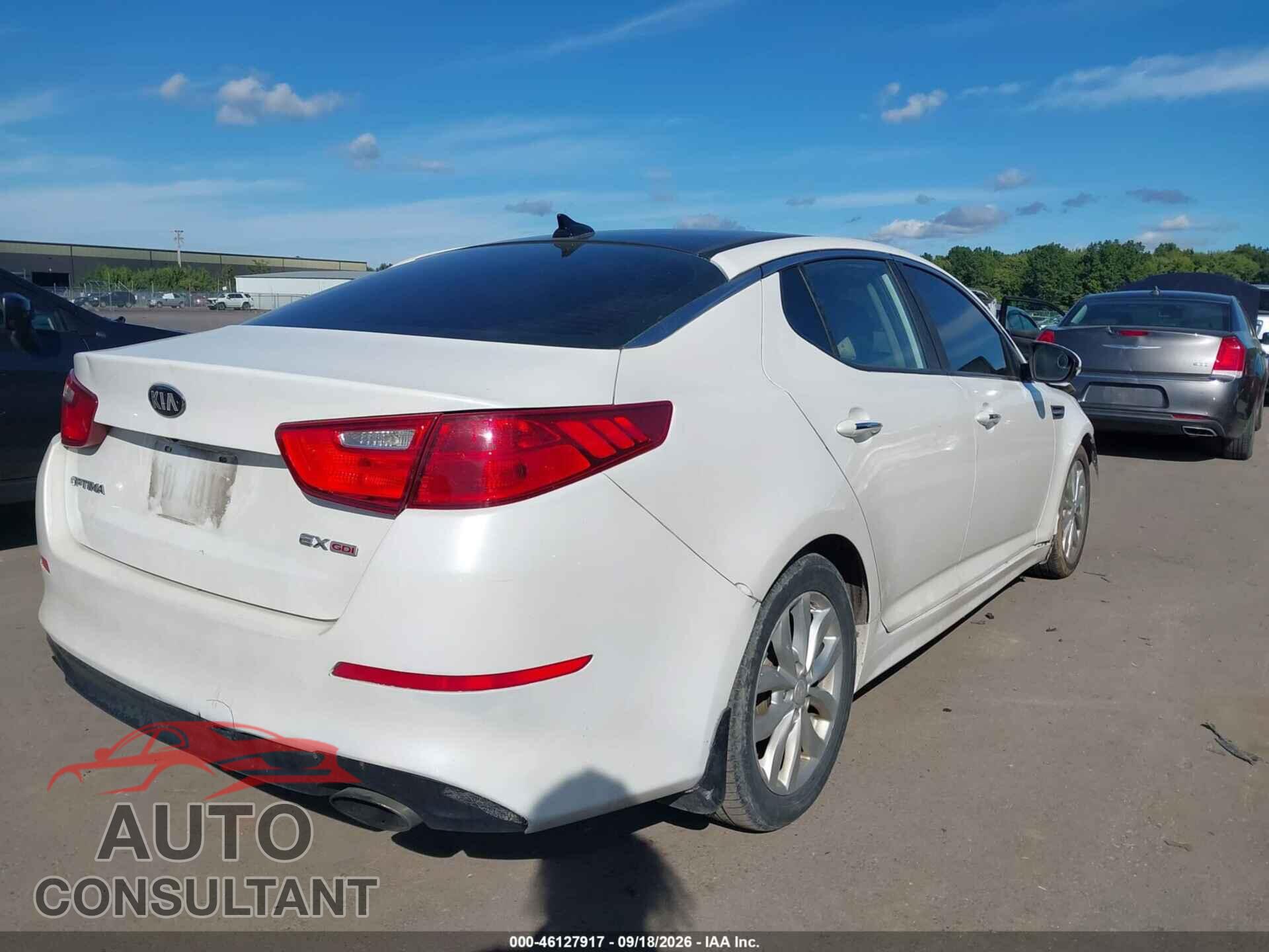 KIA OPTIMA 2015 - 5XXGN4A72FG509727