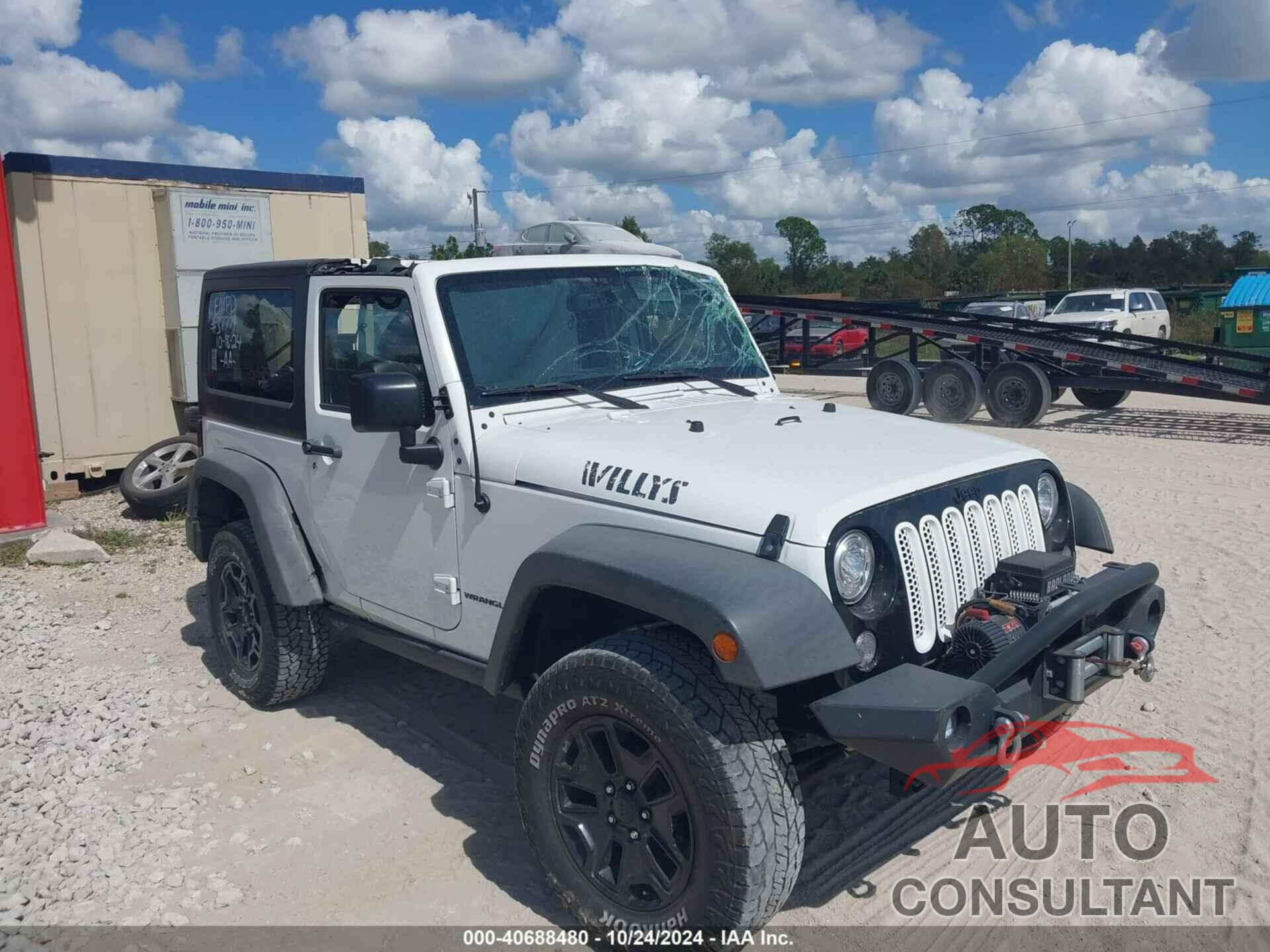 JEEP WRANGLER 2017 - 1C4AJWAG7HL505883