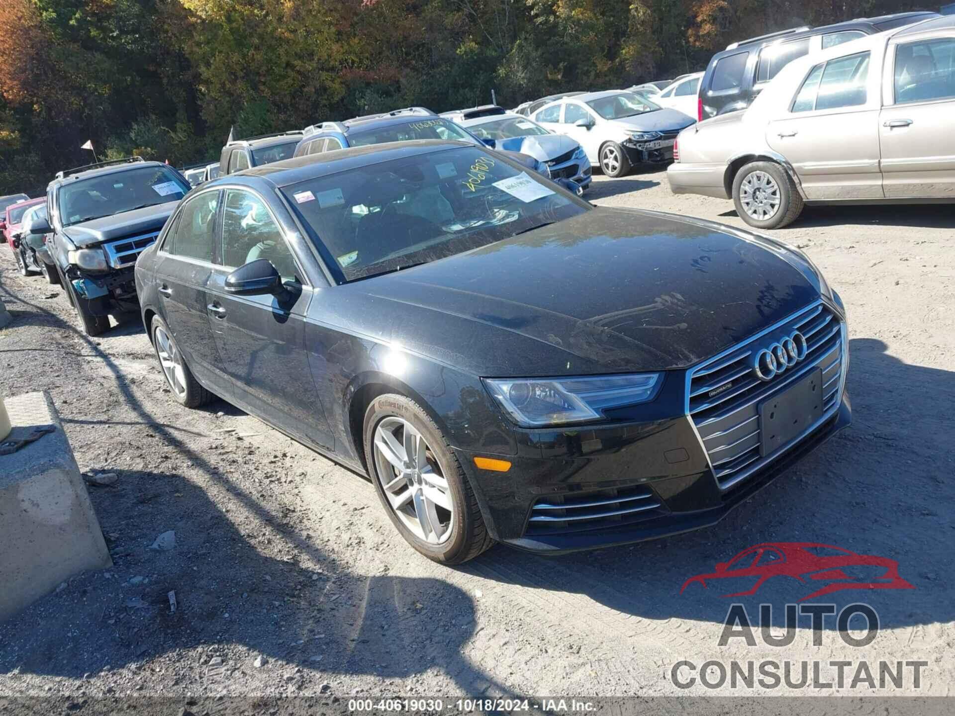 AUDI A4 2017 - WAUANAF40HN071183