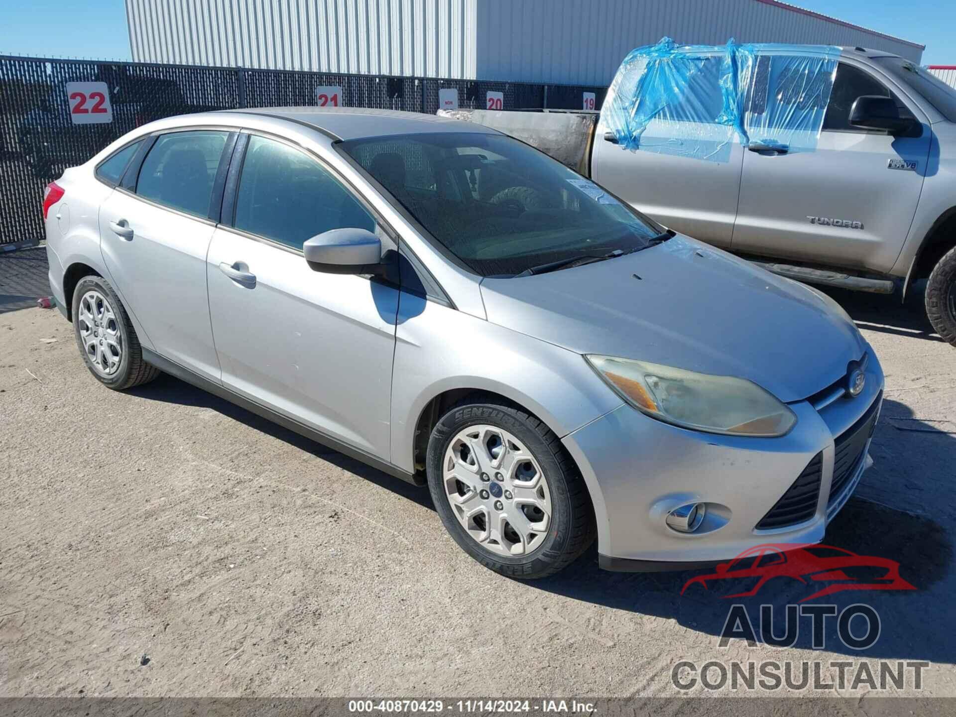 FORD FOCUS 2012 - 1FAHP3F2XCL186535